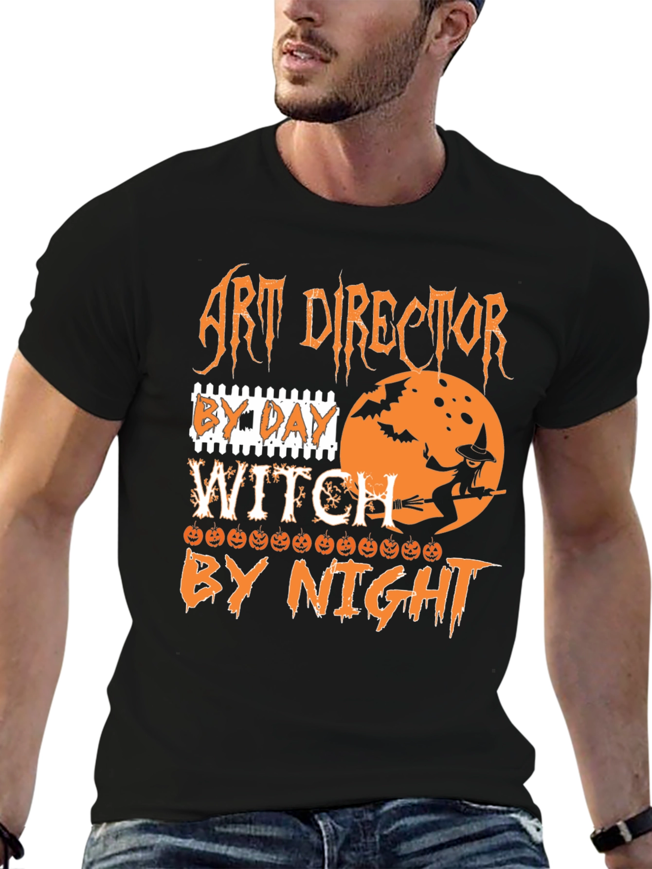 Art Director Witch T-Shirt Halloween Costume Graphic Tee