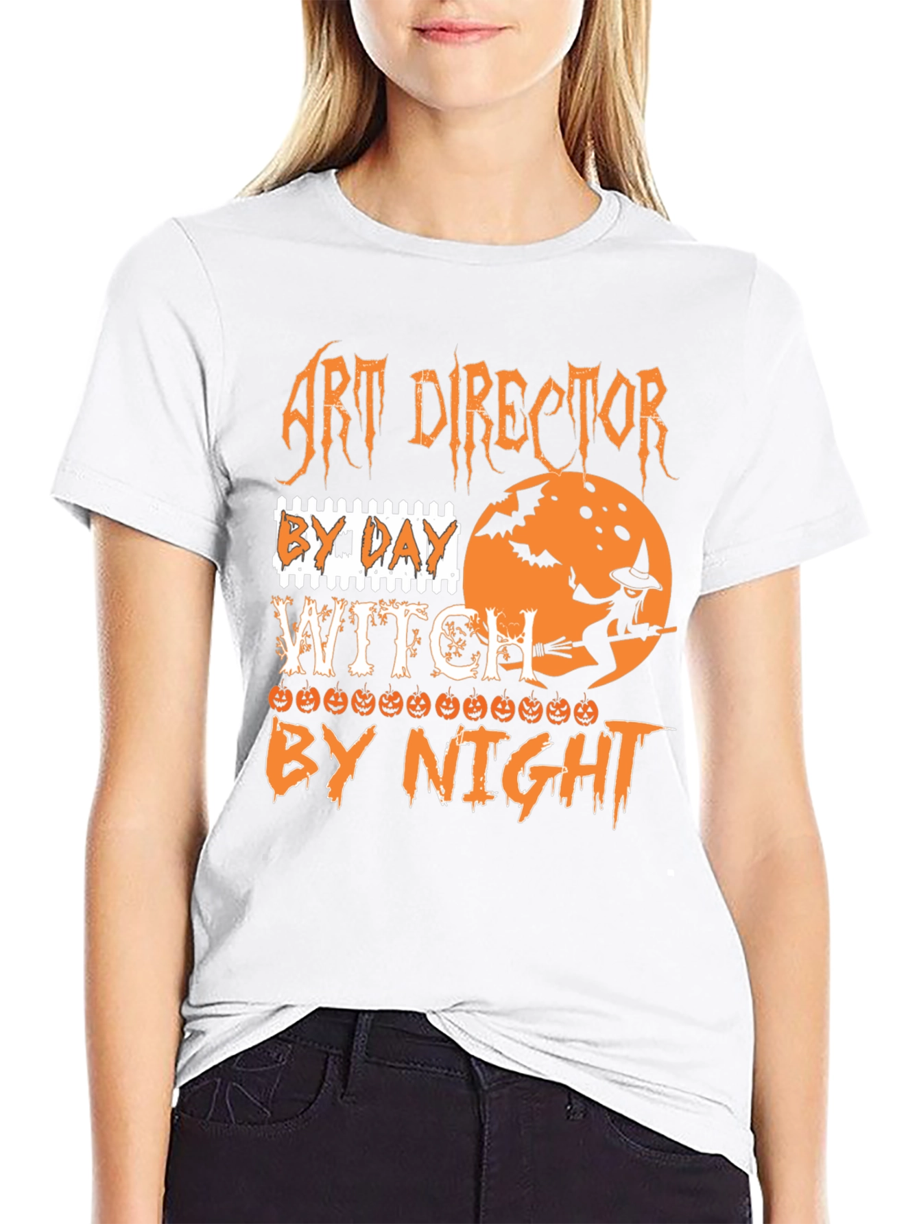 Art Director Witch T-Shirt Halloween Costume Graphic Tee