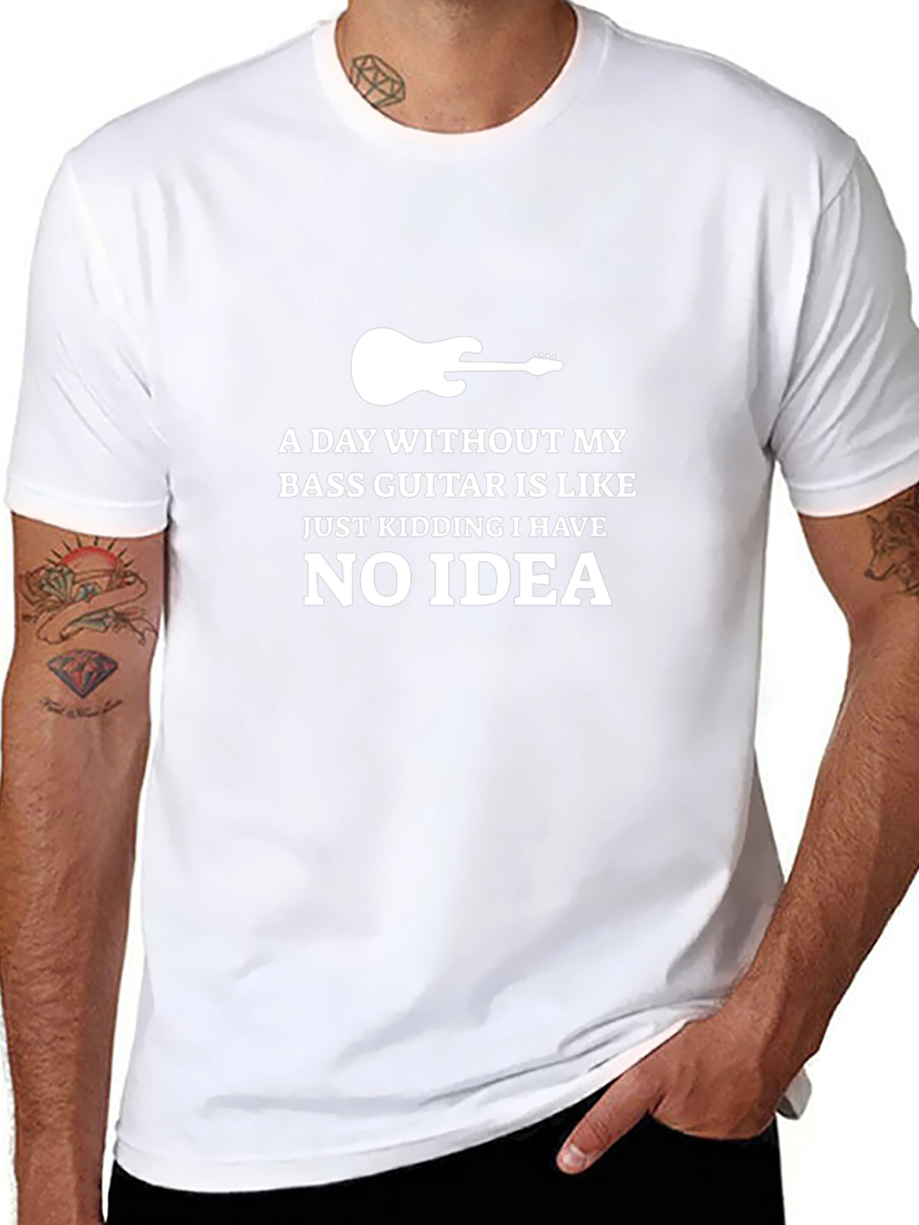 Bass Guitar T-Shirt - Funny Musician Tee