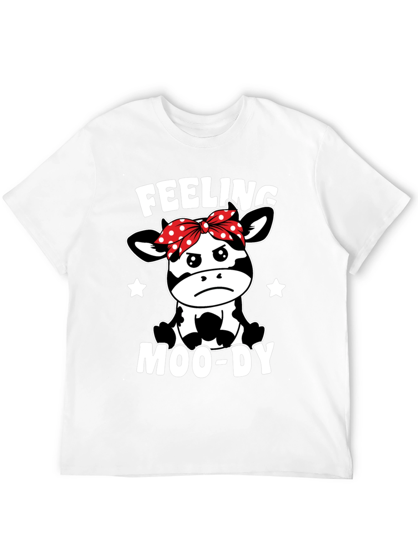 Feeling Moo-Dy Cow Graphic Tee