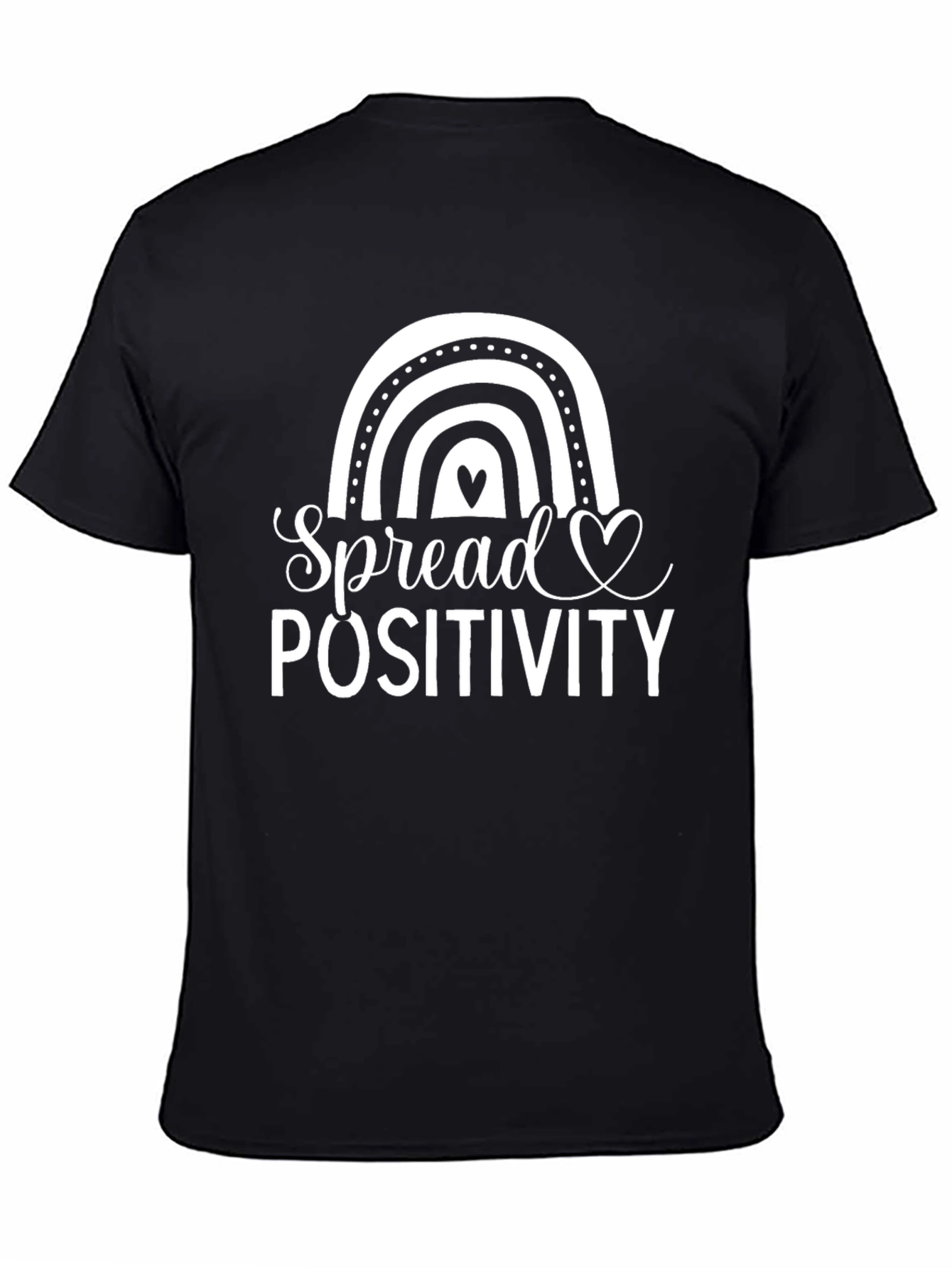 Spread Positivity Graphic Tee - Black