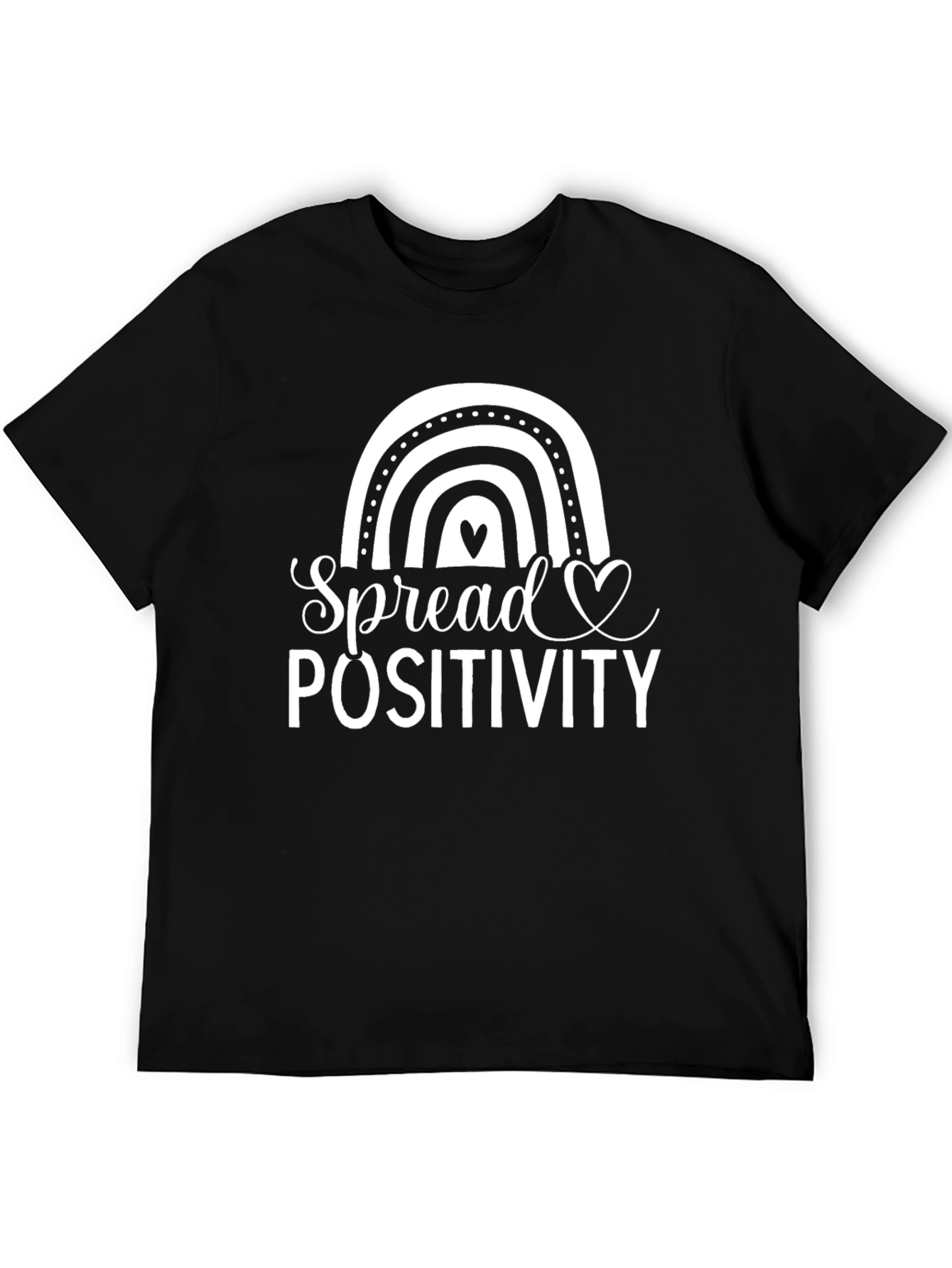 Spread Positivity Graphic Tee - Black