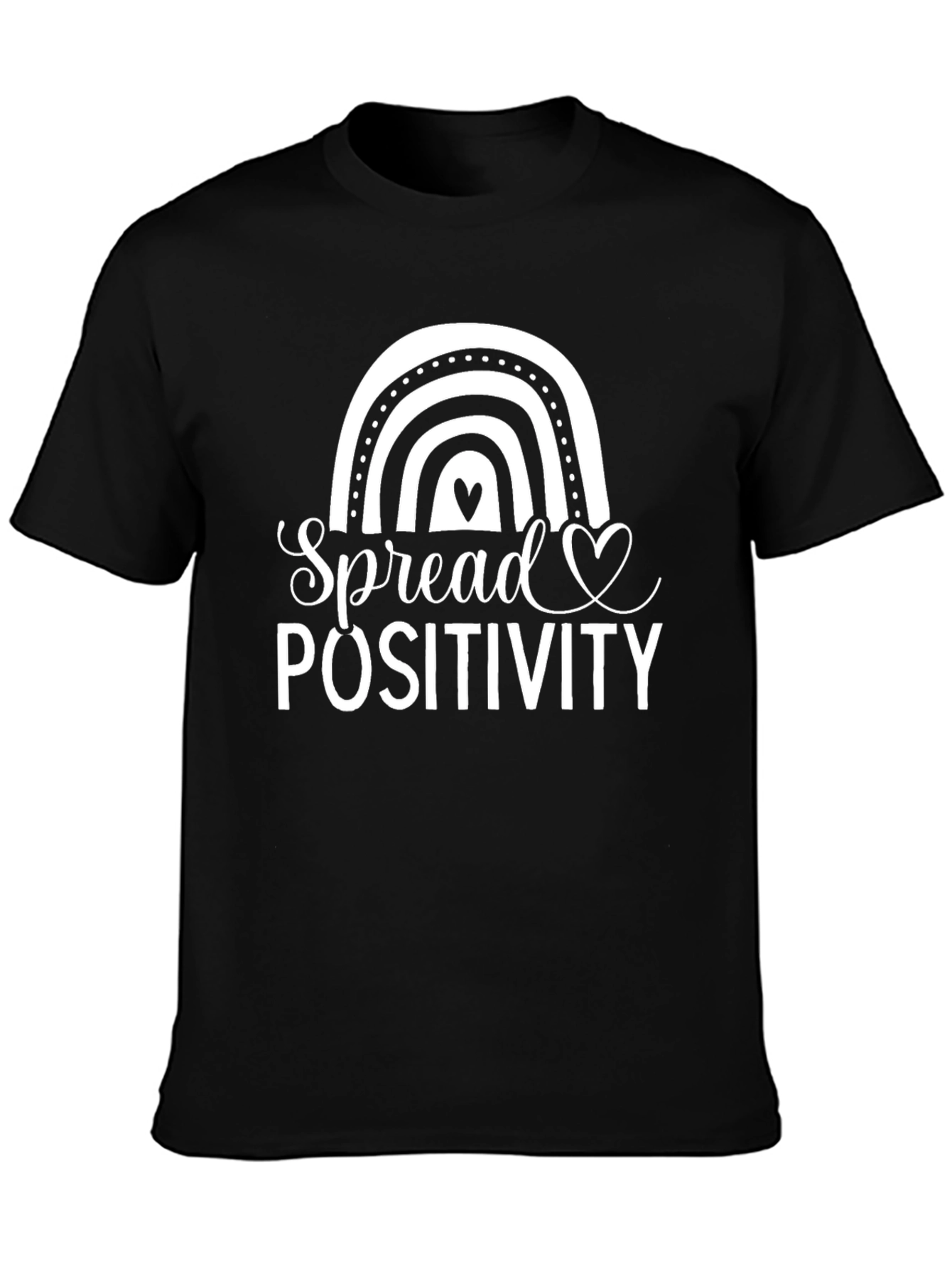 Spread Positivity Graphic Tee - Black