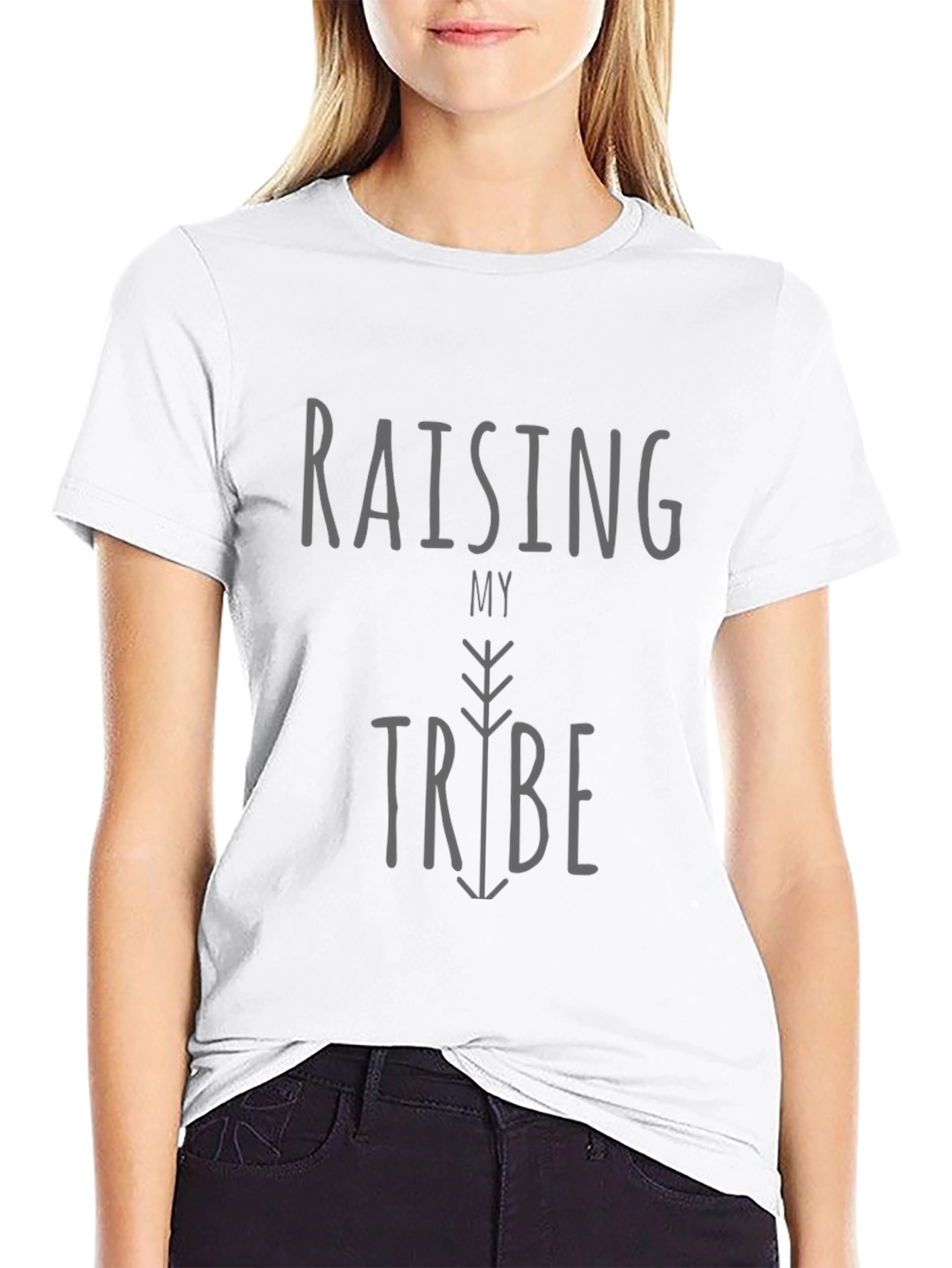 Raising My Tribe Graphic Tee - Black Unisex T-Shirt