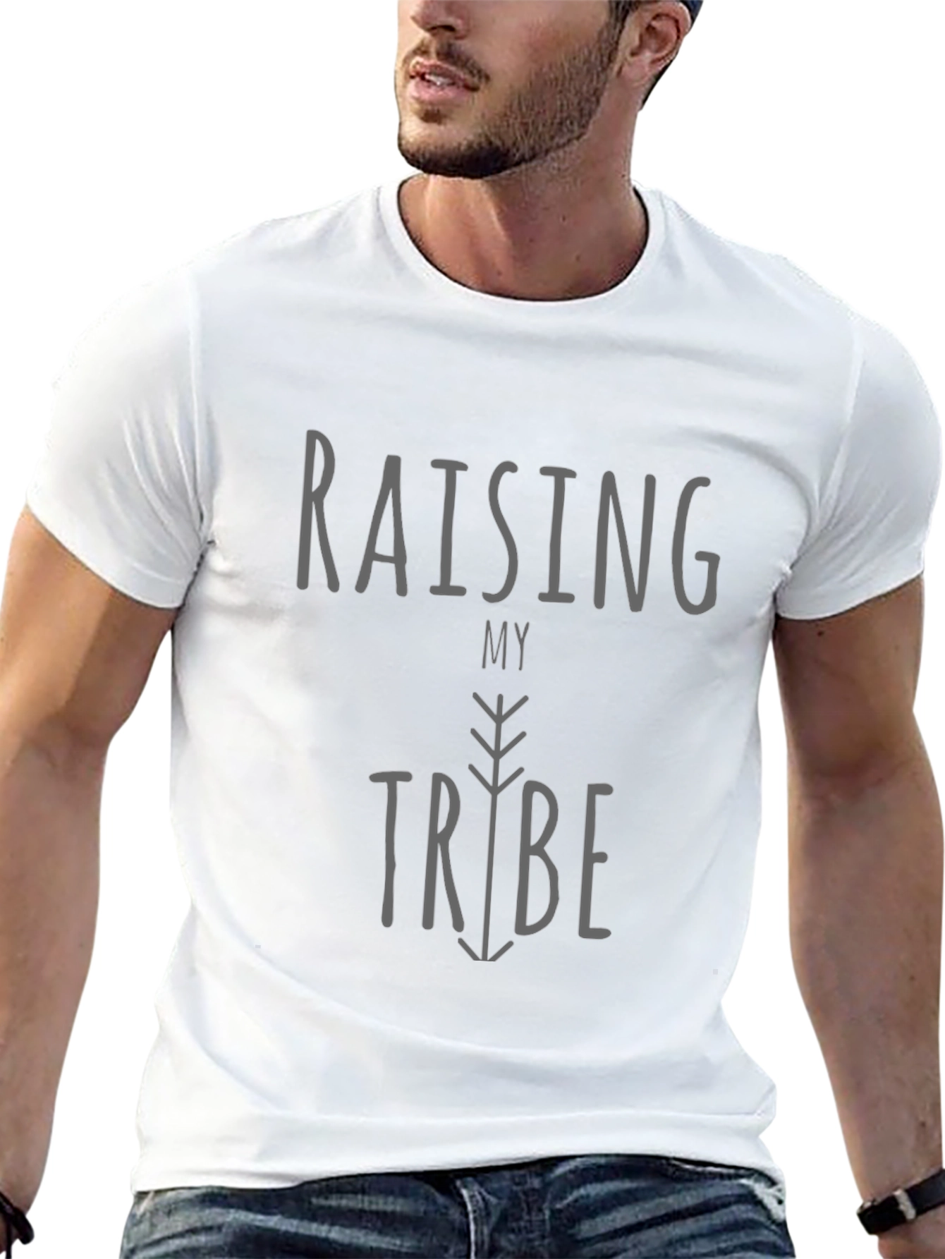 Raising My Tribe Graphic Tee - Black Unisex T-Shirt