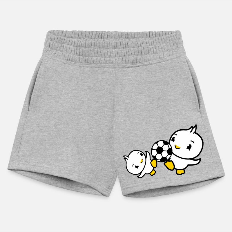 2 Birds two Playing Soccer Together Fun Ball Sport