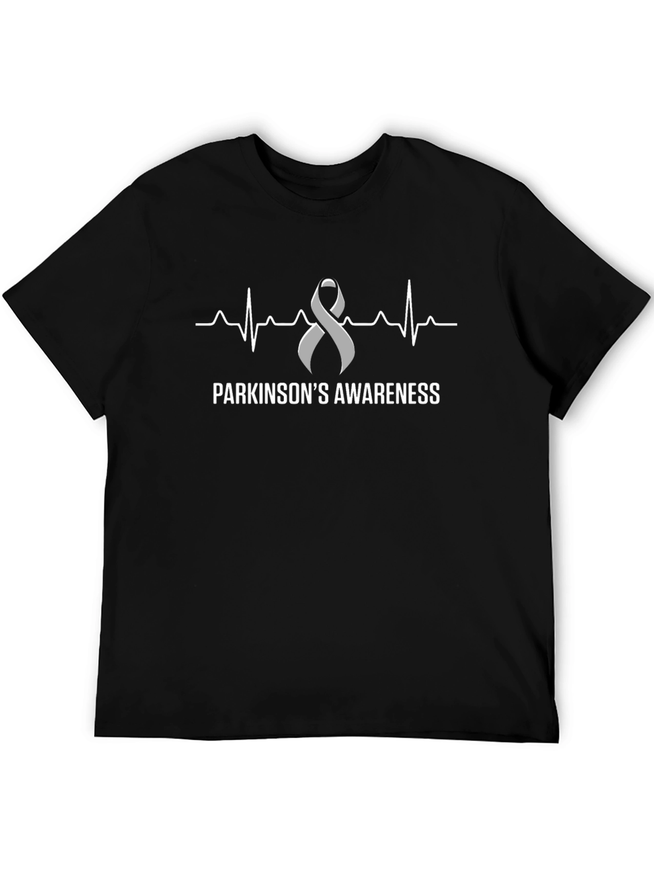 Parkinsons Awareness Heartbeat Ribbon T-Shirt