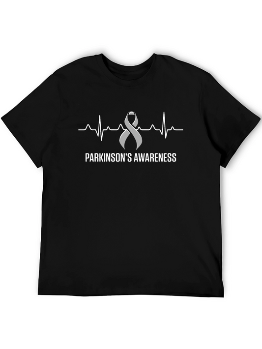 Parkinsons Awareness Heartbeat Ribbon T-Shirt