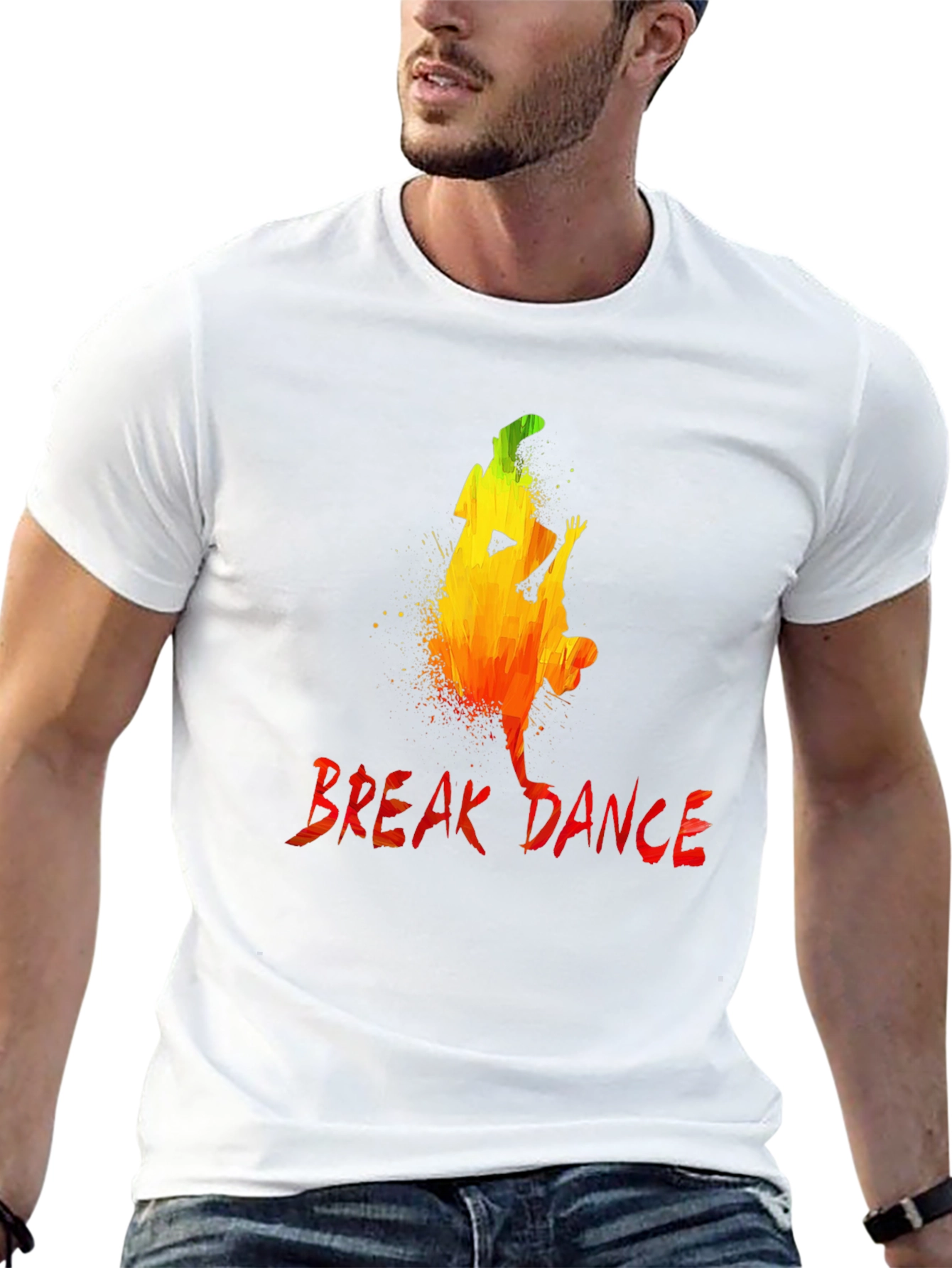Break Dance Graphic Tee - Stylish Streetwear