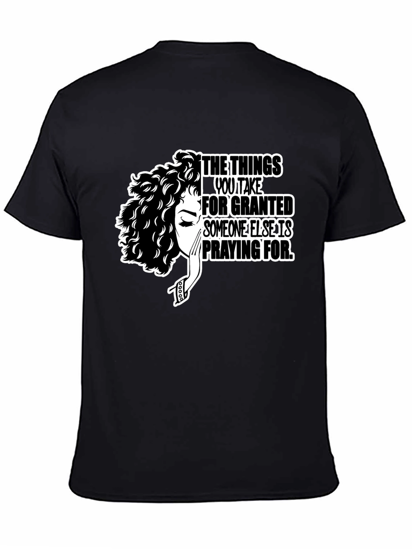 Inspirational Graphic Tee - Praying For T-Shirt