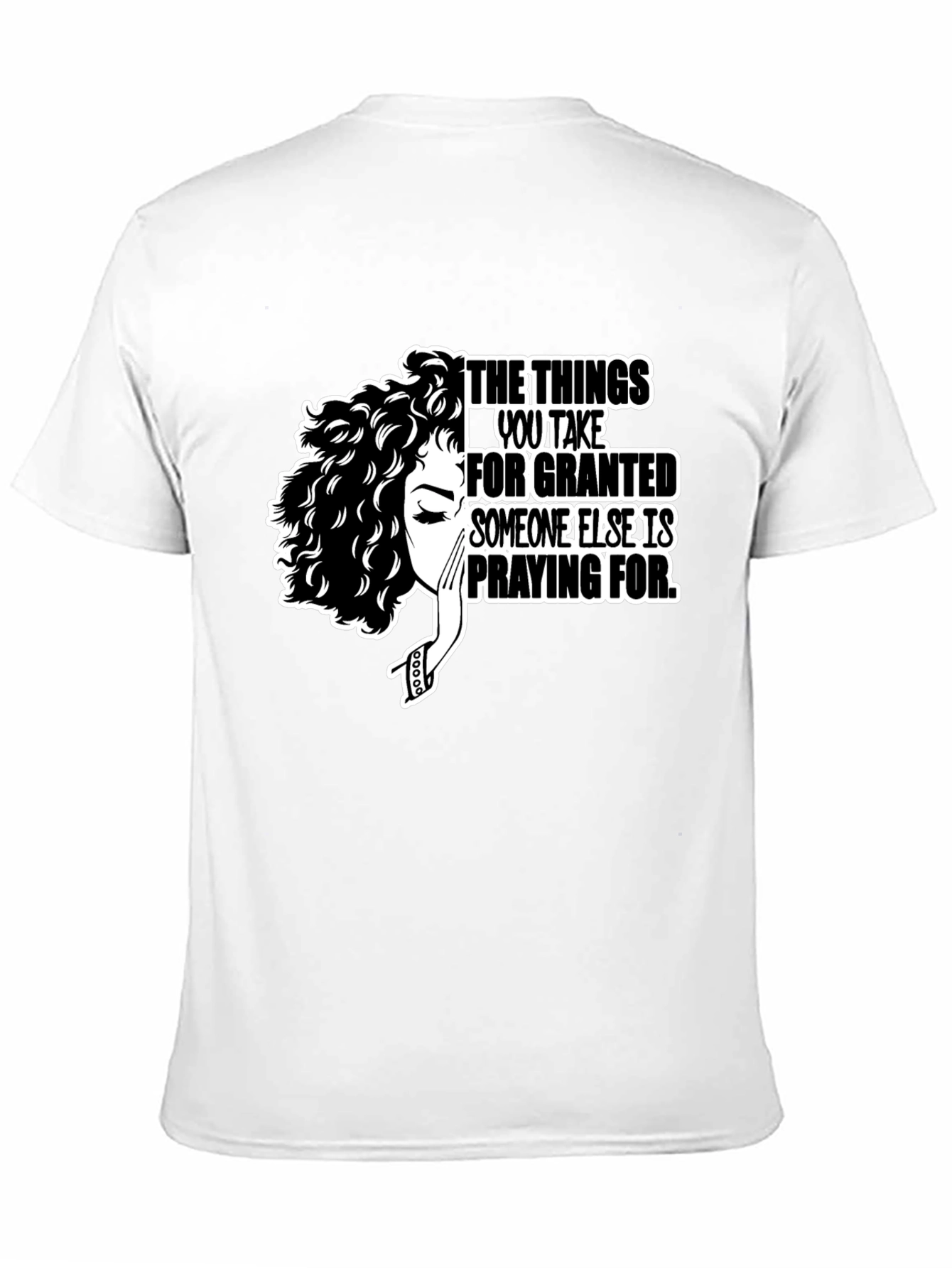 Inspirational Graphic Tee - Praying For T-Shirt