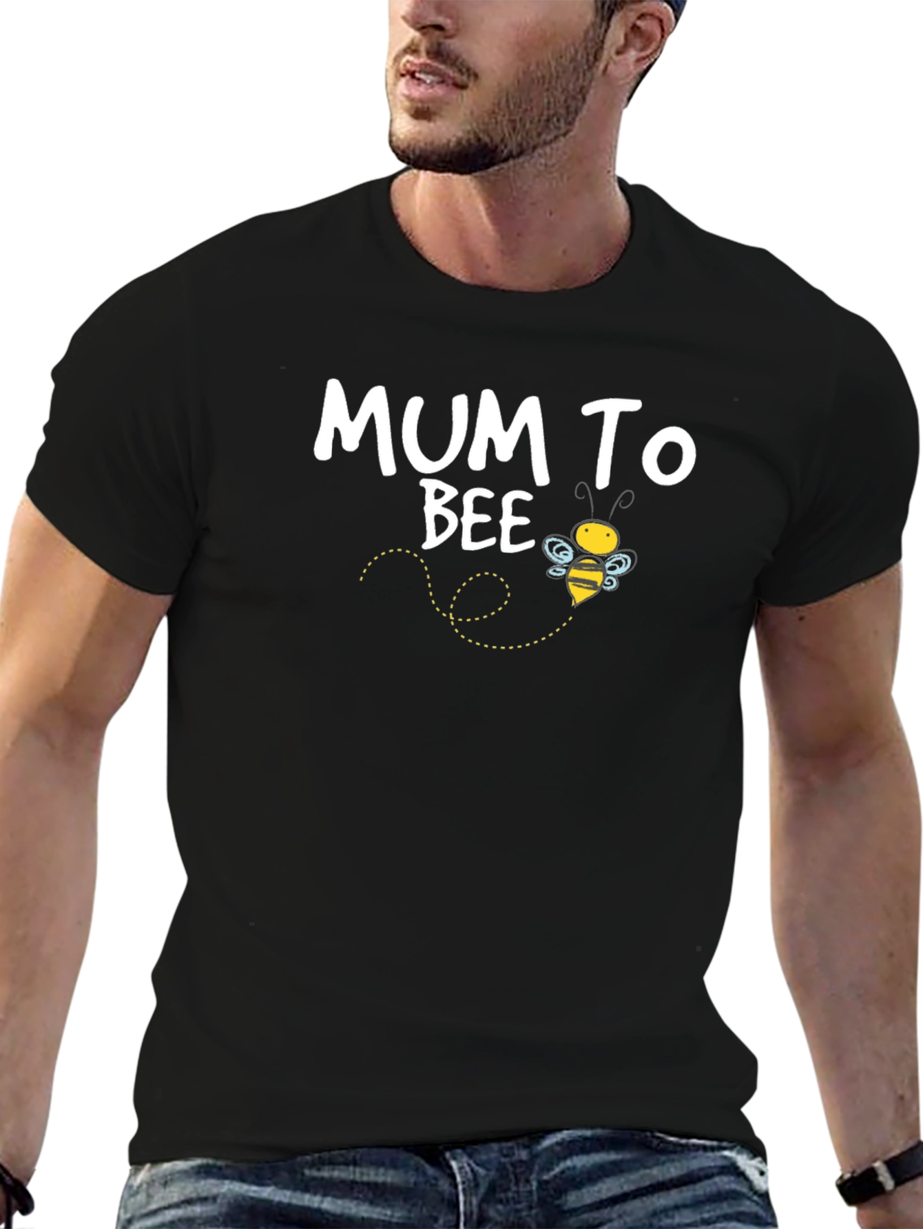 Mum To Bee Graphic Tee - Expecting Mother Shirt