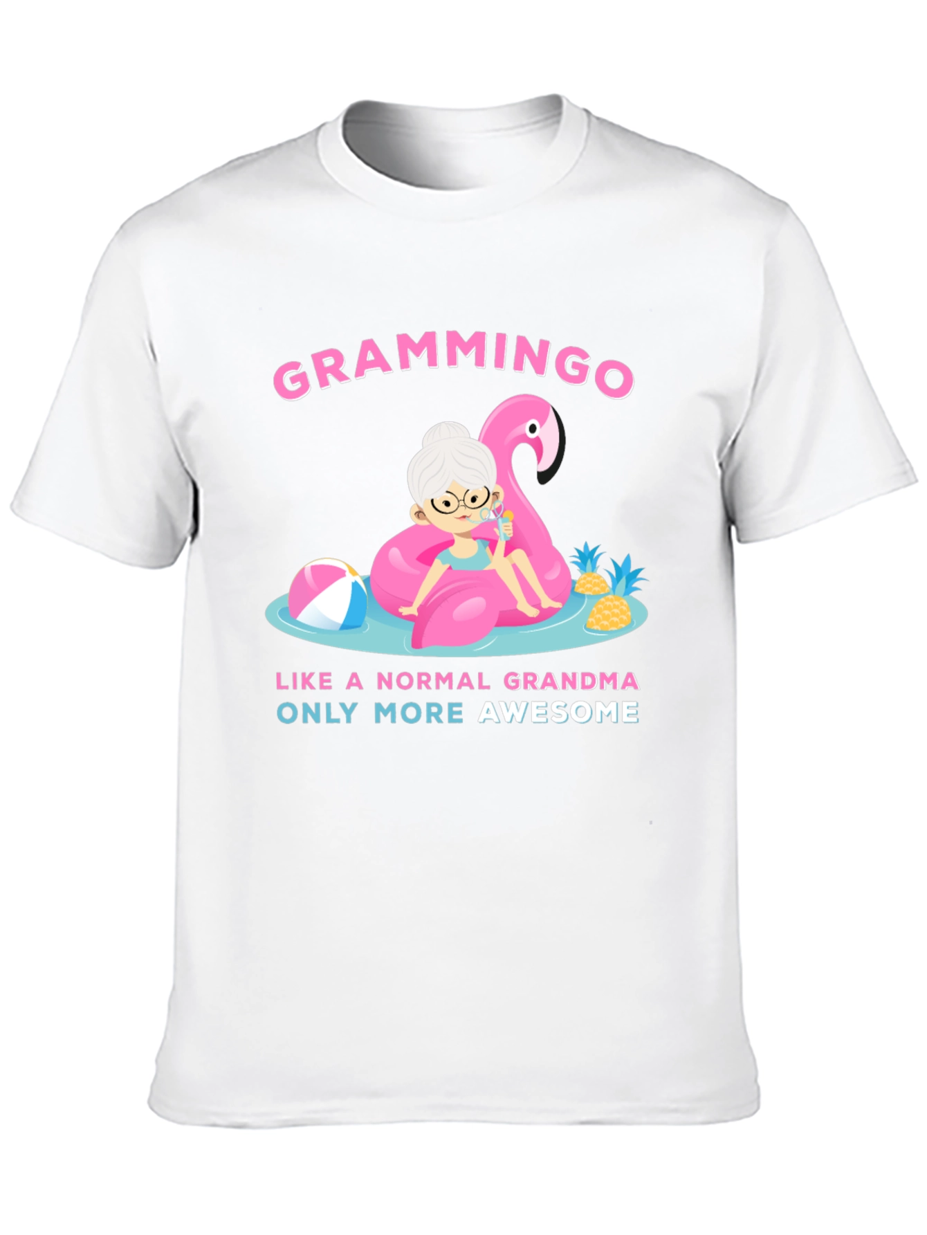 Grammingo Awesome Grandma Black T-Shirt