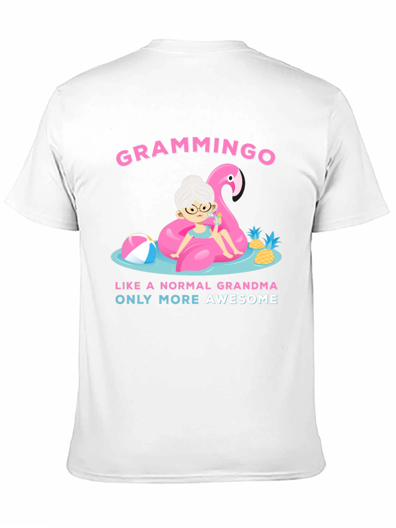 Grammingo Awesome Grandma Black T-Shirt