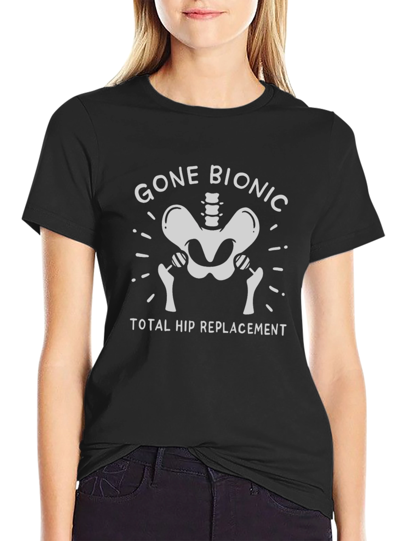 Gone Bionic Total Hip Replacement T-Shirt