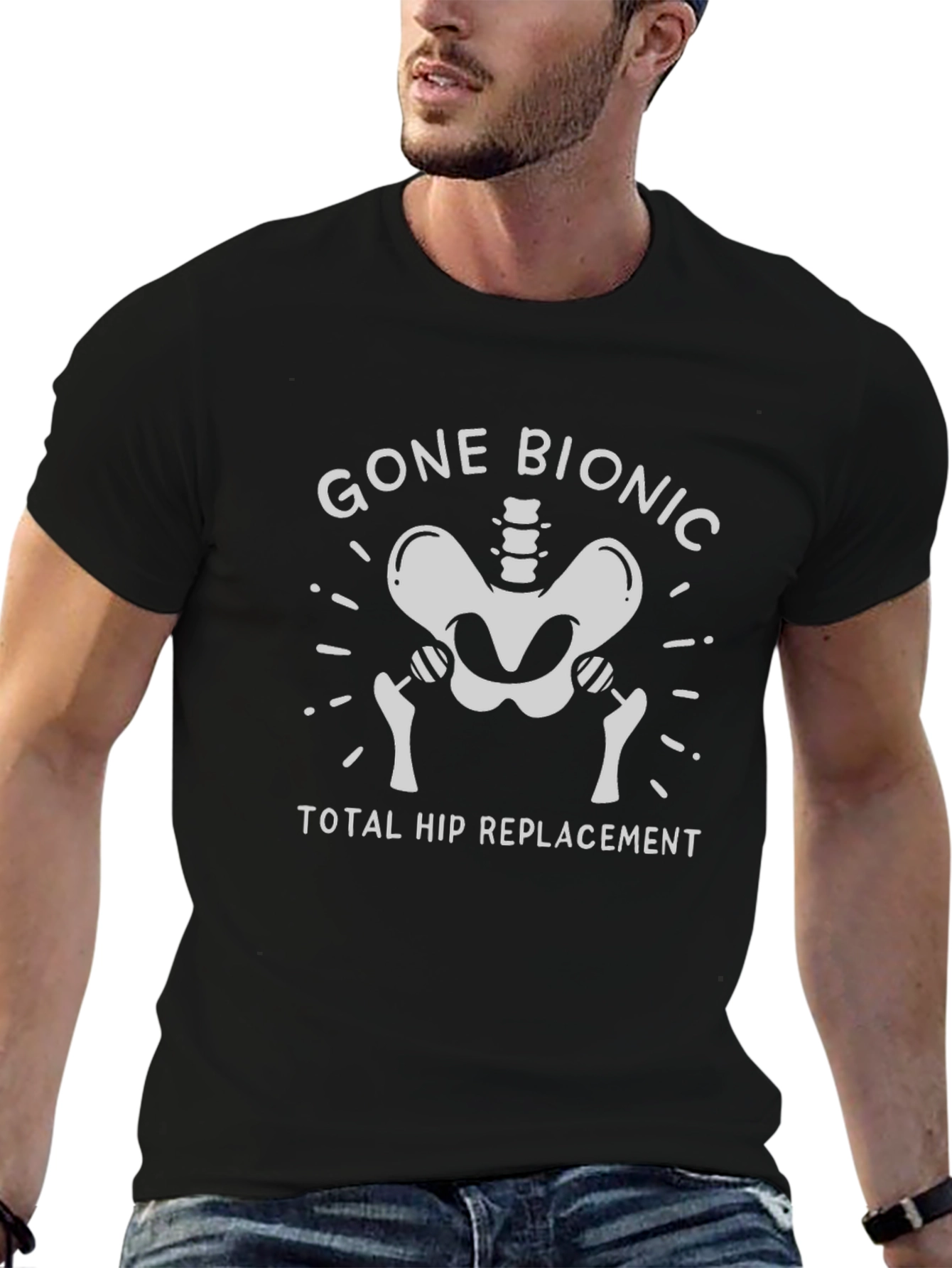 Gone Bionic Total Hip Replacement T-Shirt