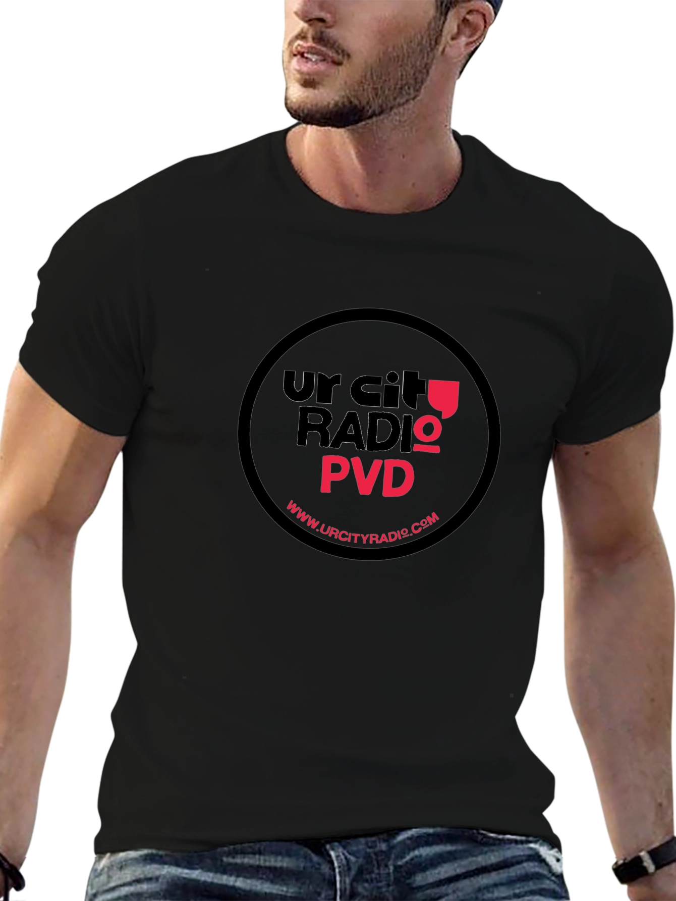 Ur City Radio PVD Black T-Shirt