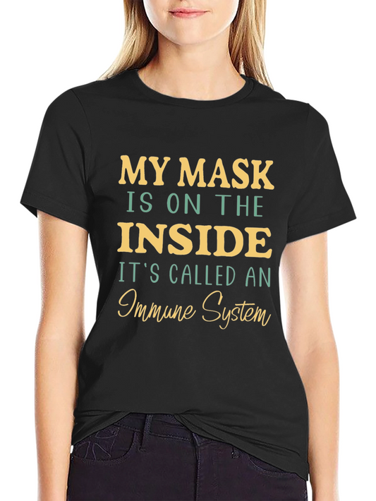 Immune System Mask T-Shirt - Stylish & Protective