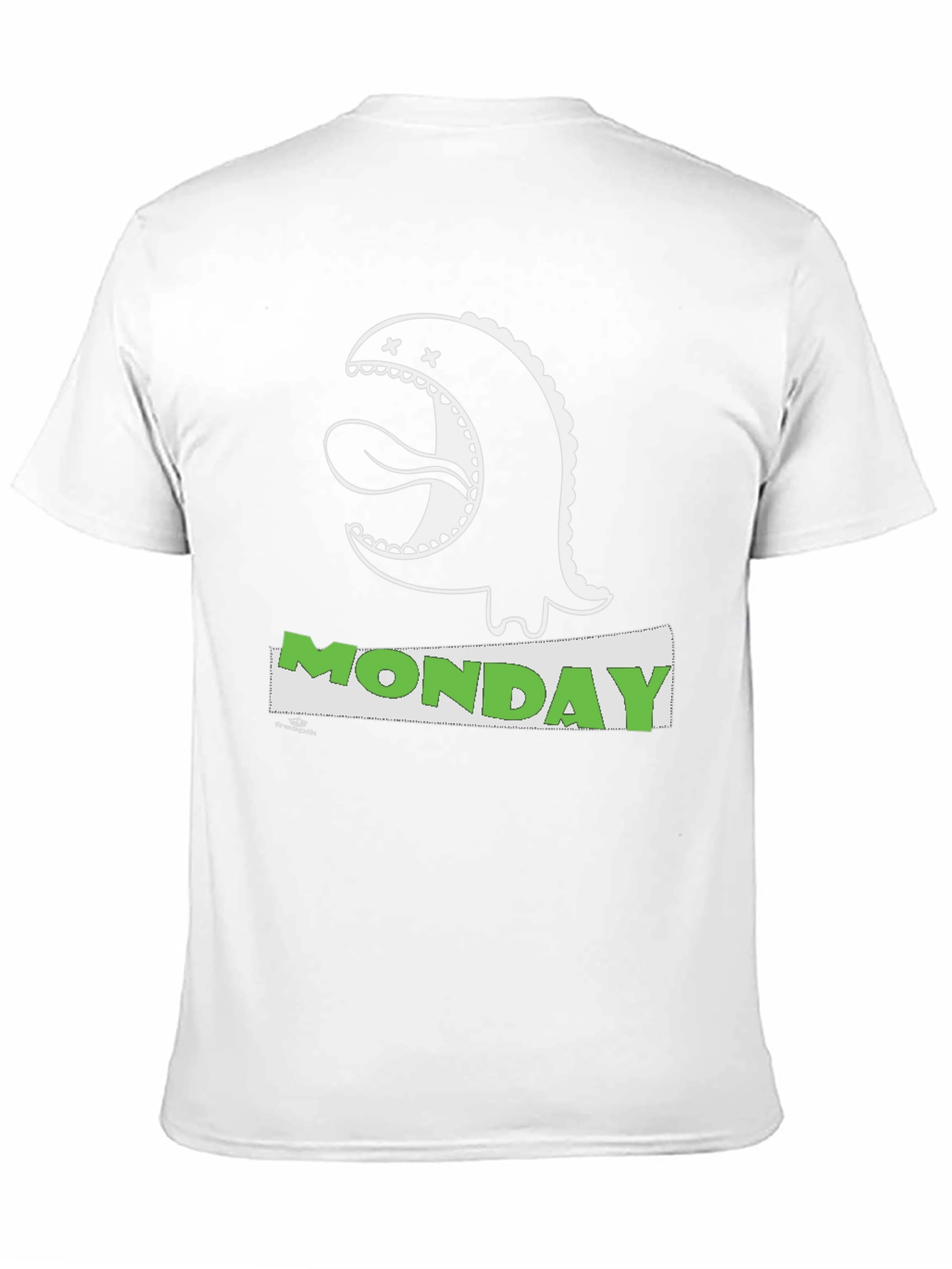 Monday Monster T-Shirt - Black Cotton Graphic Tee