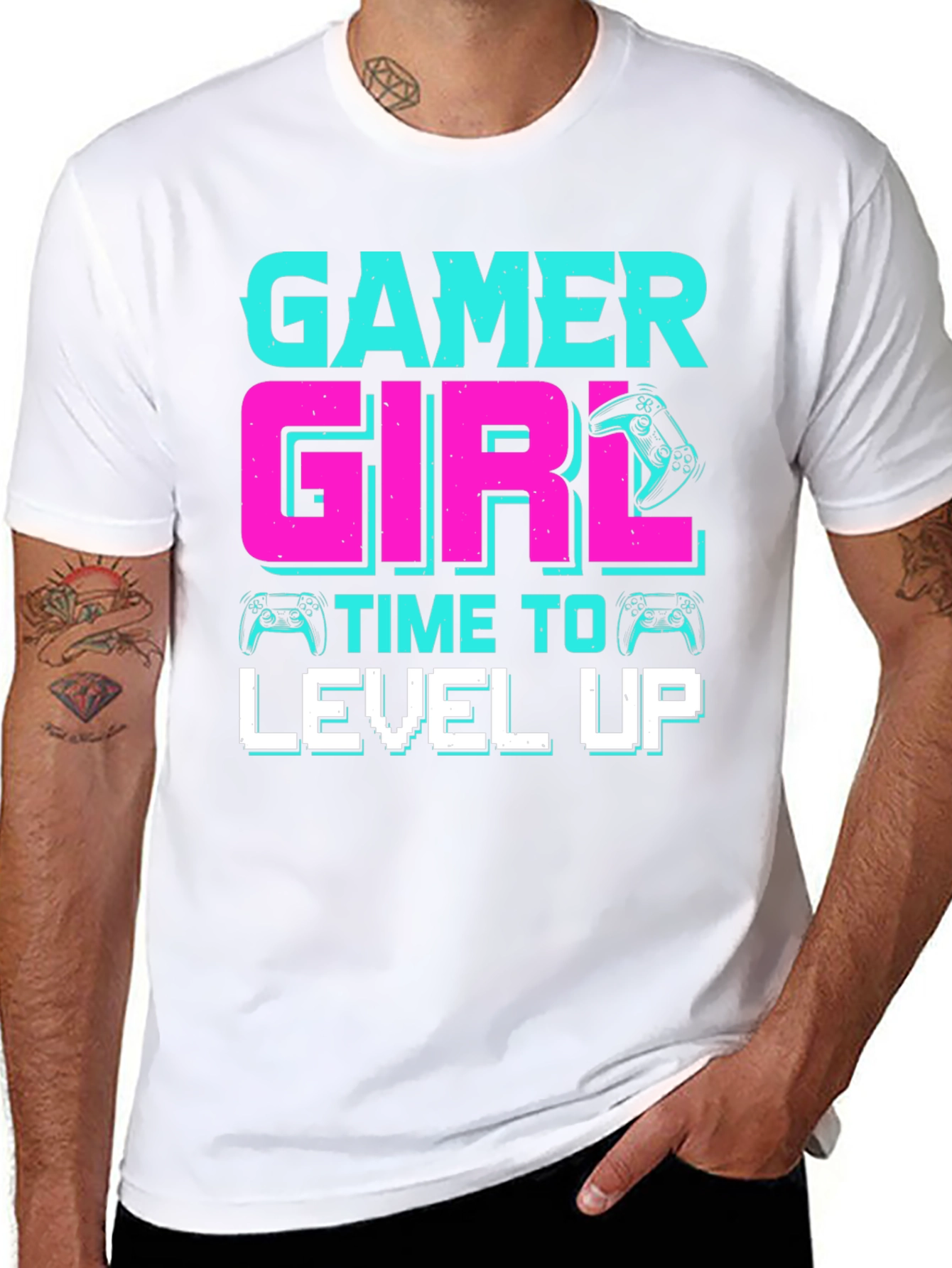 Gamer Girl T-Shirt - Time To Level Up