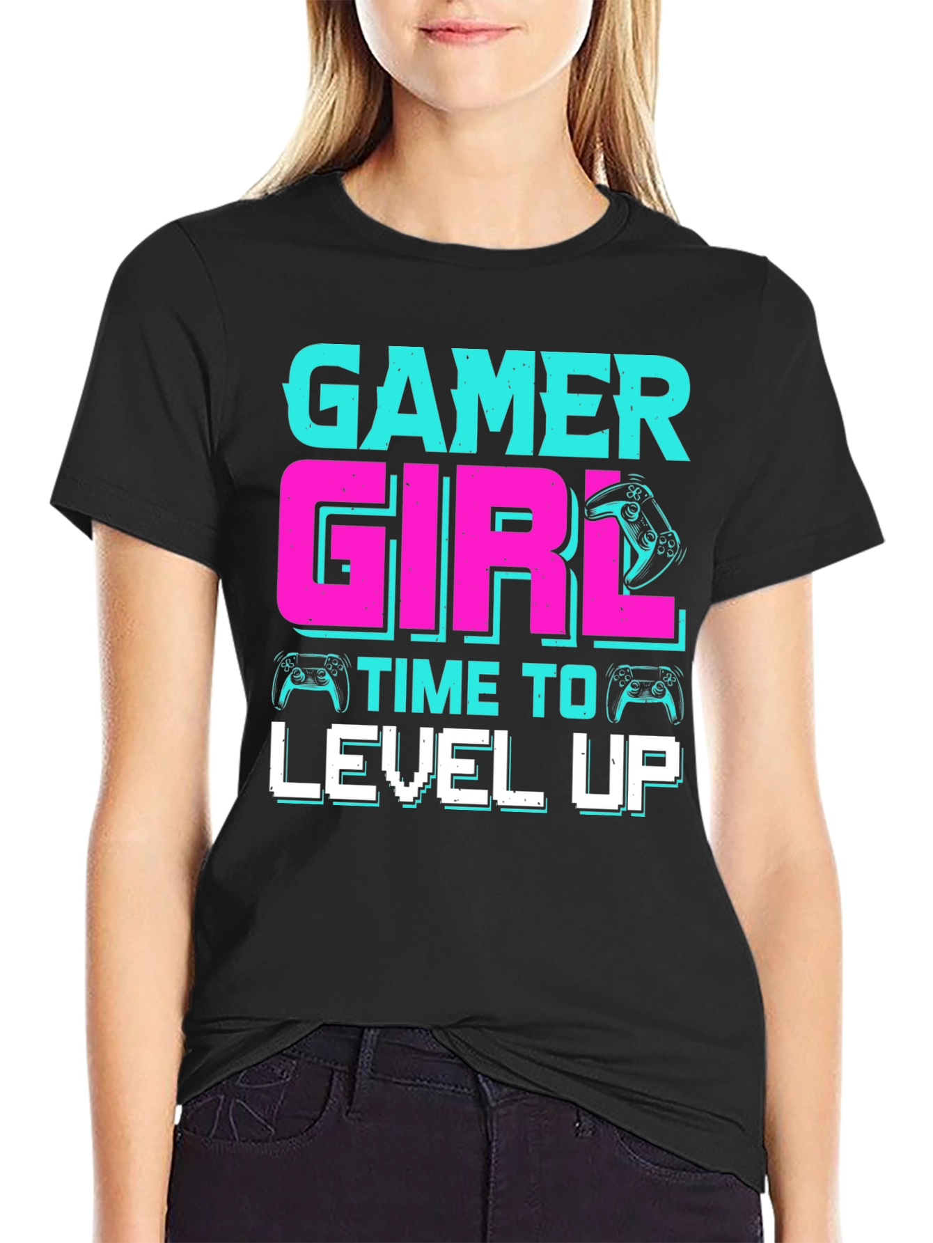 Gamer Girl T-Shirt - Time To Level Up