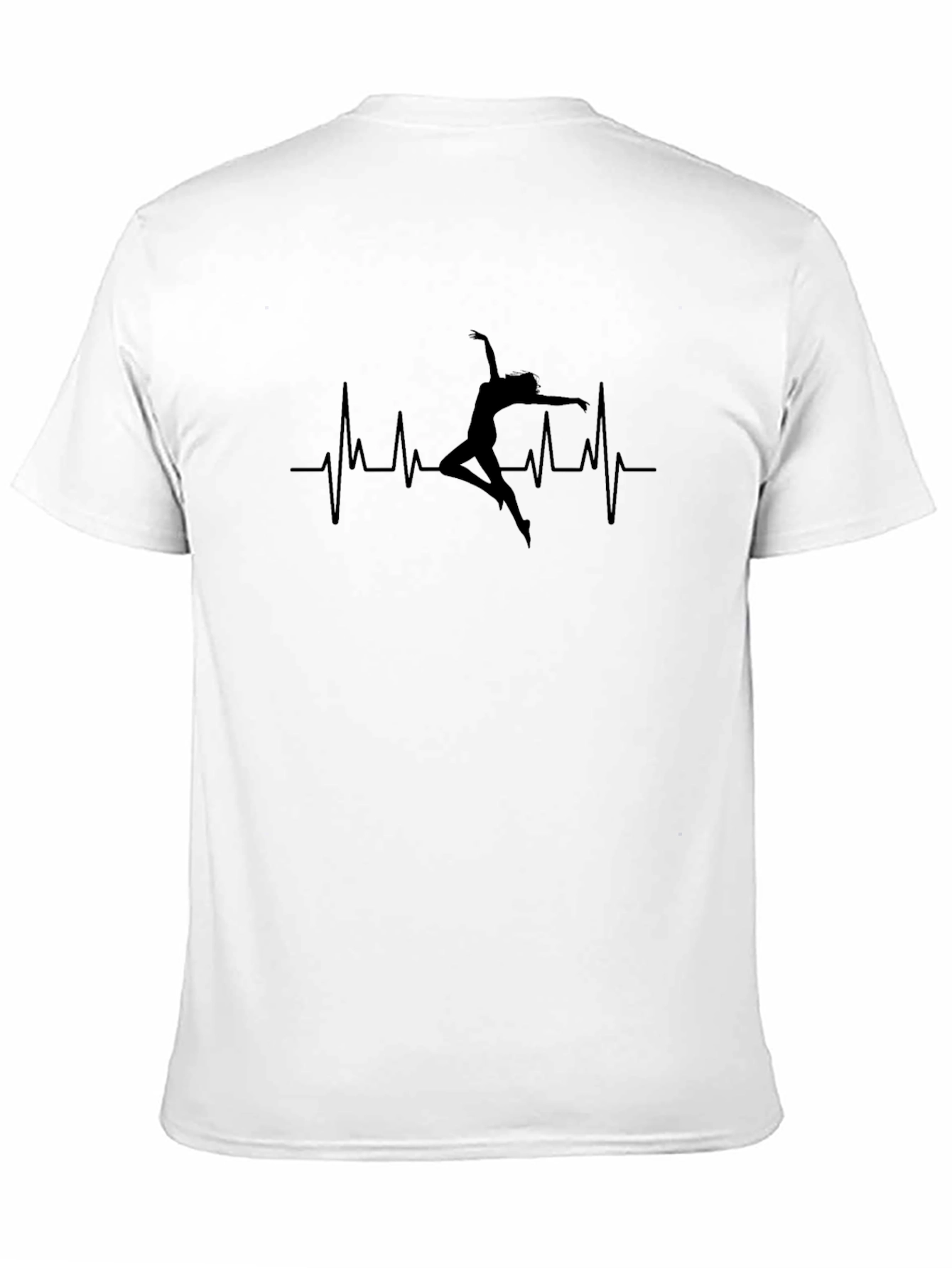Heartbeat Dance T-Shirt - Black Casual