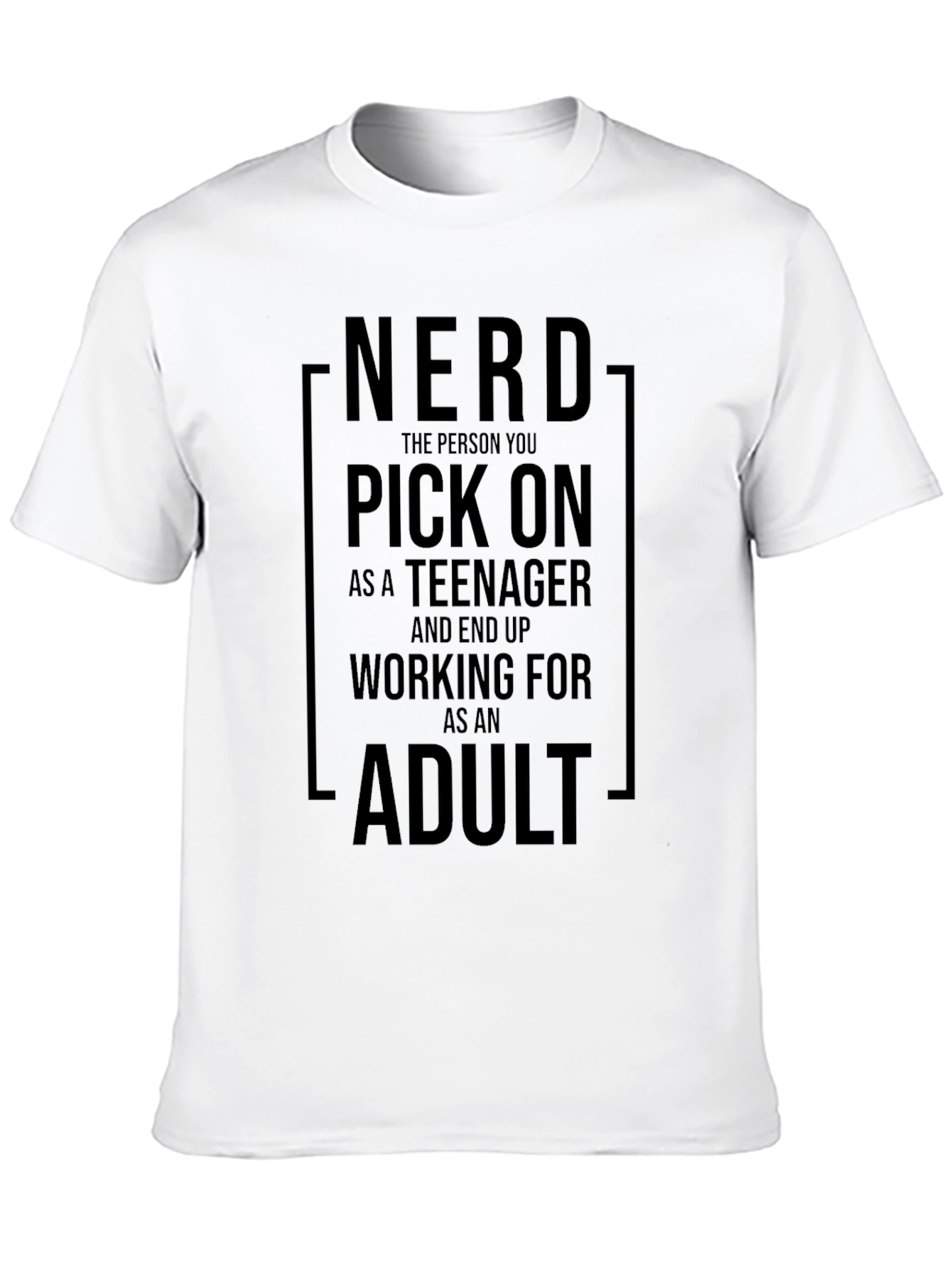 Nerd Adulting T-Shirt - Funny Sarcastic Tee