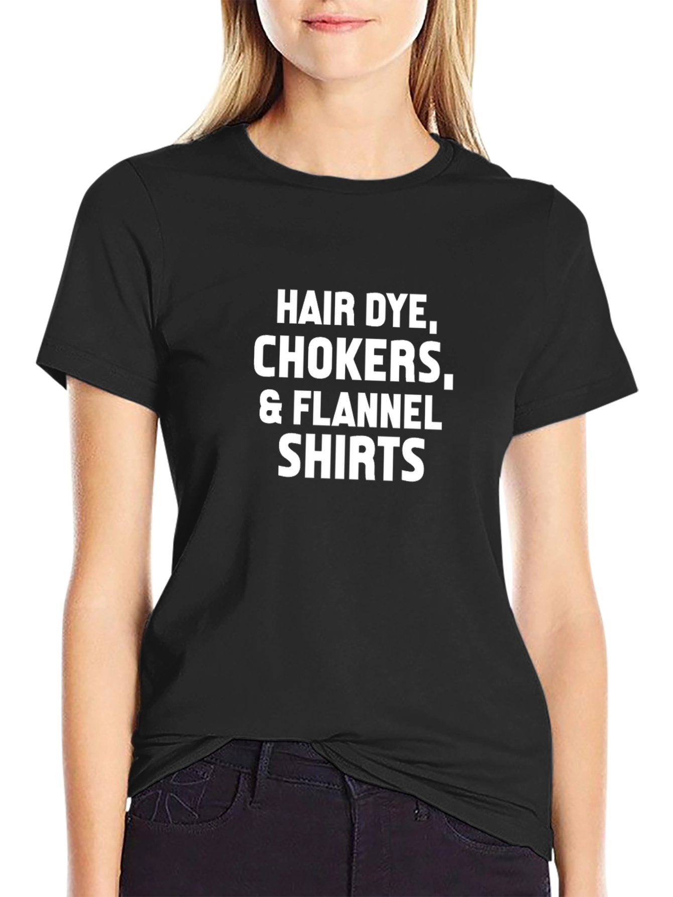 Hair Dye Chokers & Flannel Shirts T-Shirt