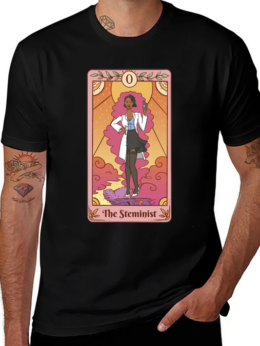 The Steminist Tarot Card T-Shirt - Black