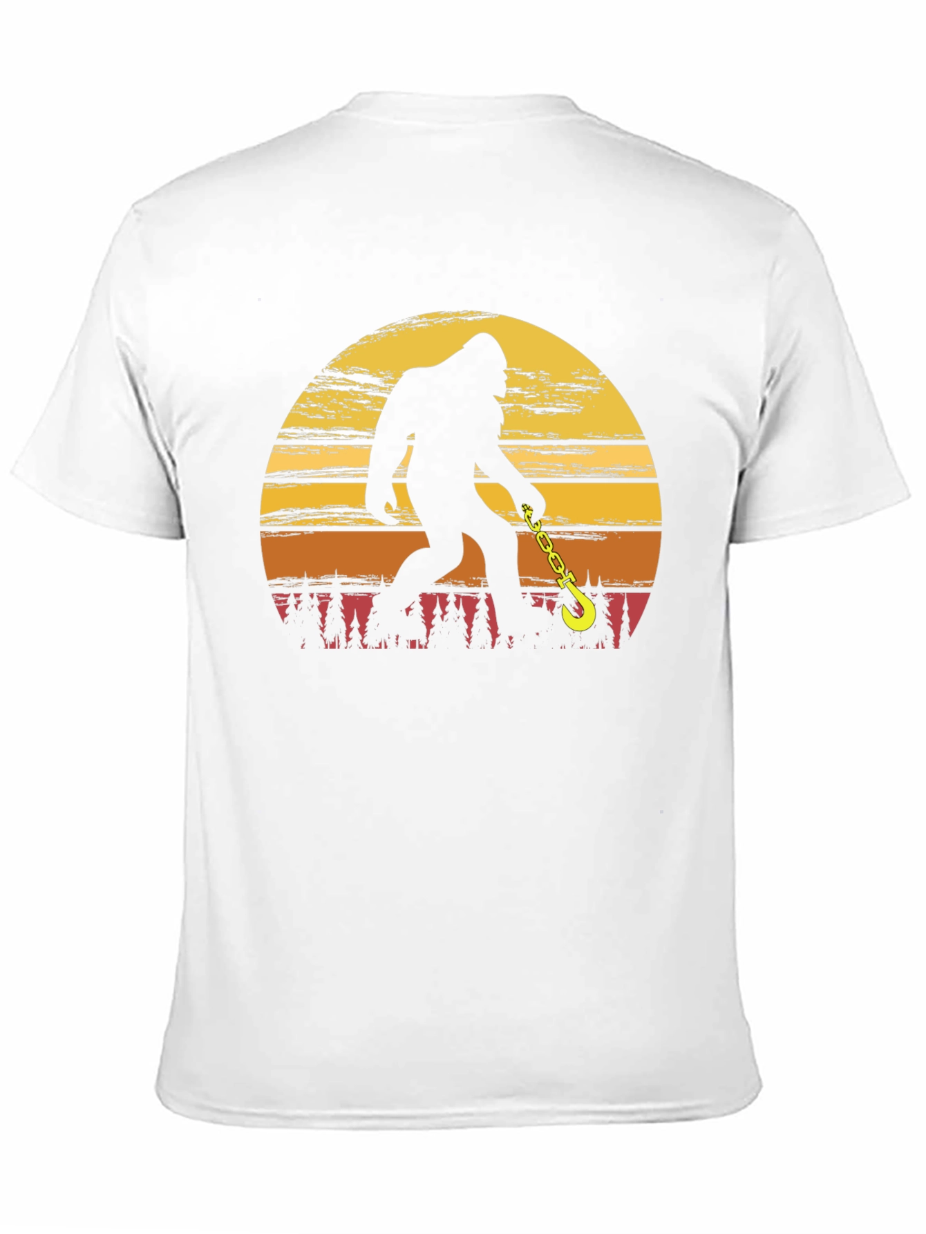 Sasquatch Tow Truck Driver T-Shirt Bigfoot Humor Tee