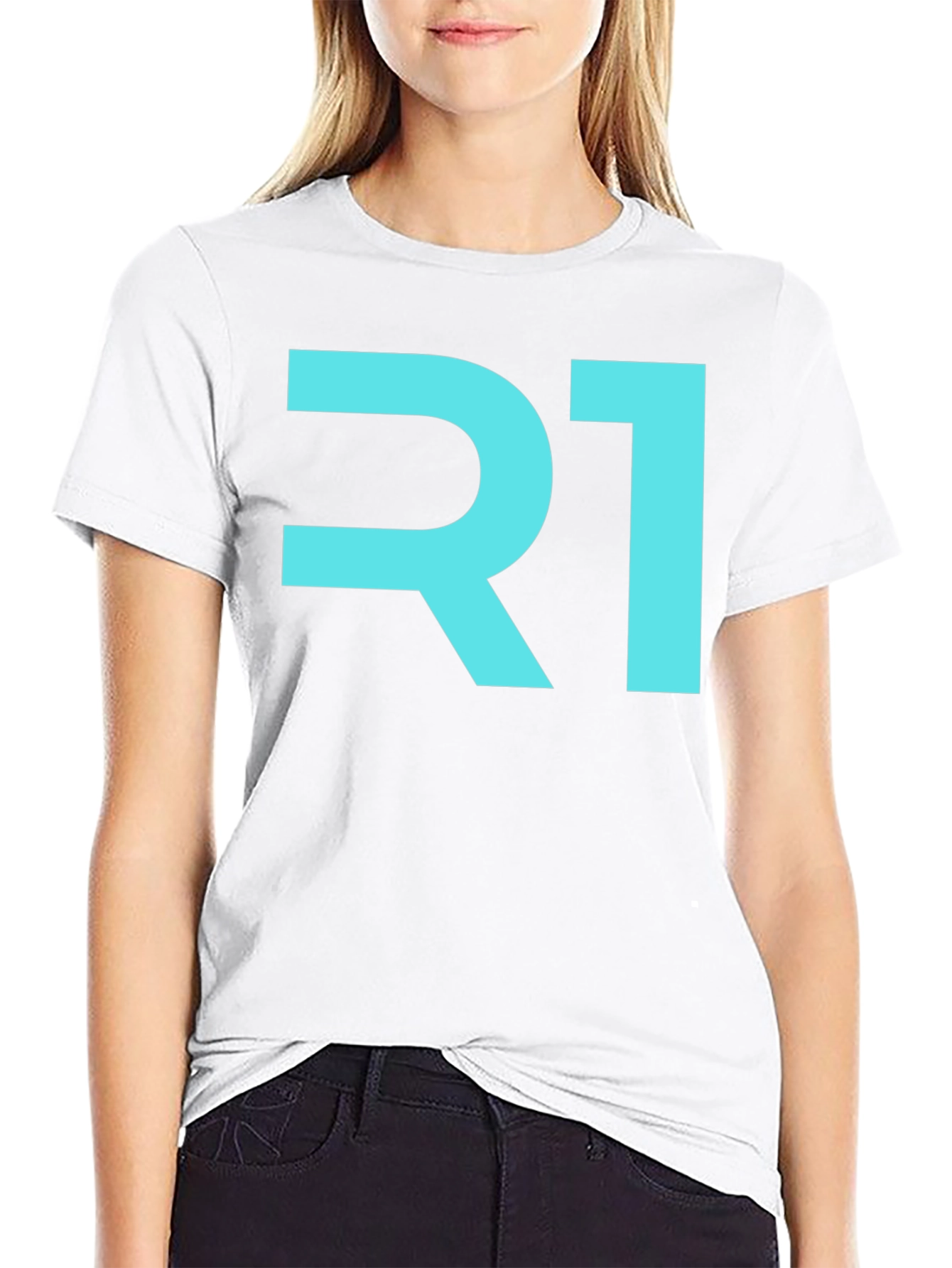 R1 Graphic Tee - Bold & Stylish Black T-Shirt
