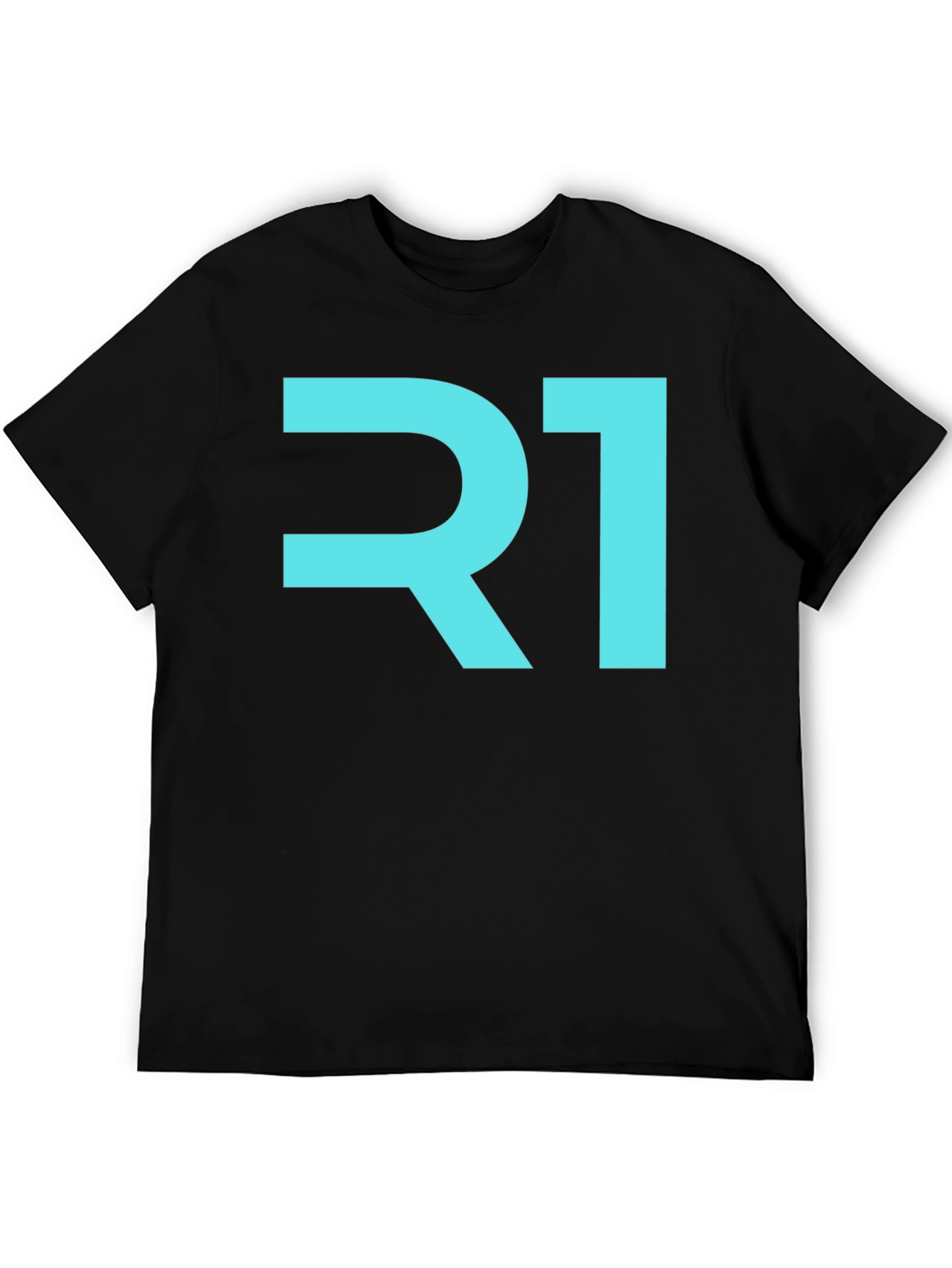 R1 Graphic Tee - Bold & Stylish Black T-Shirt