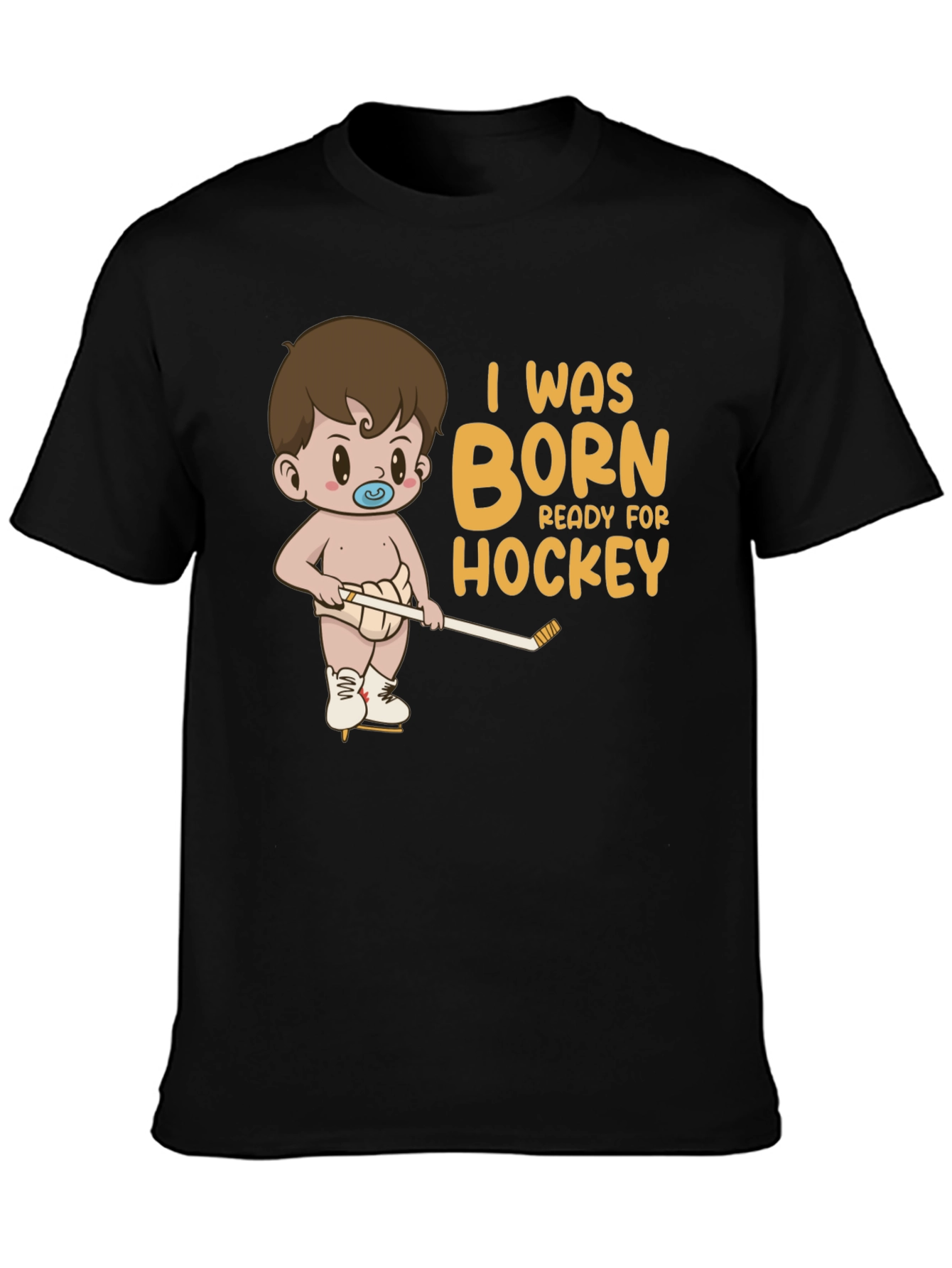 Born Ready Hockey Baby Tee