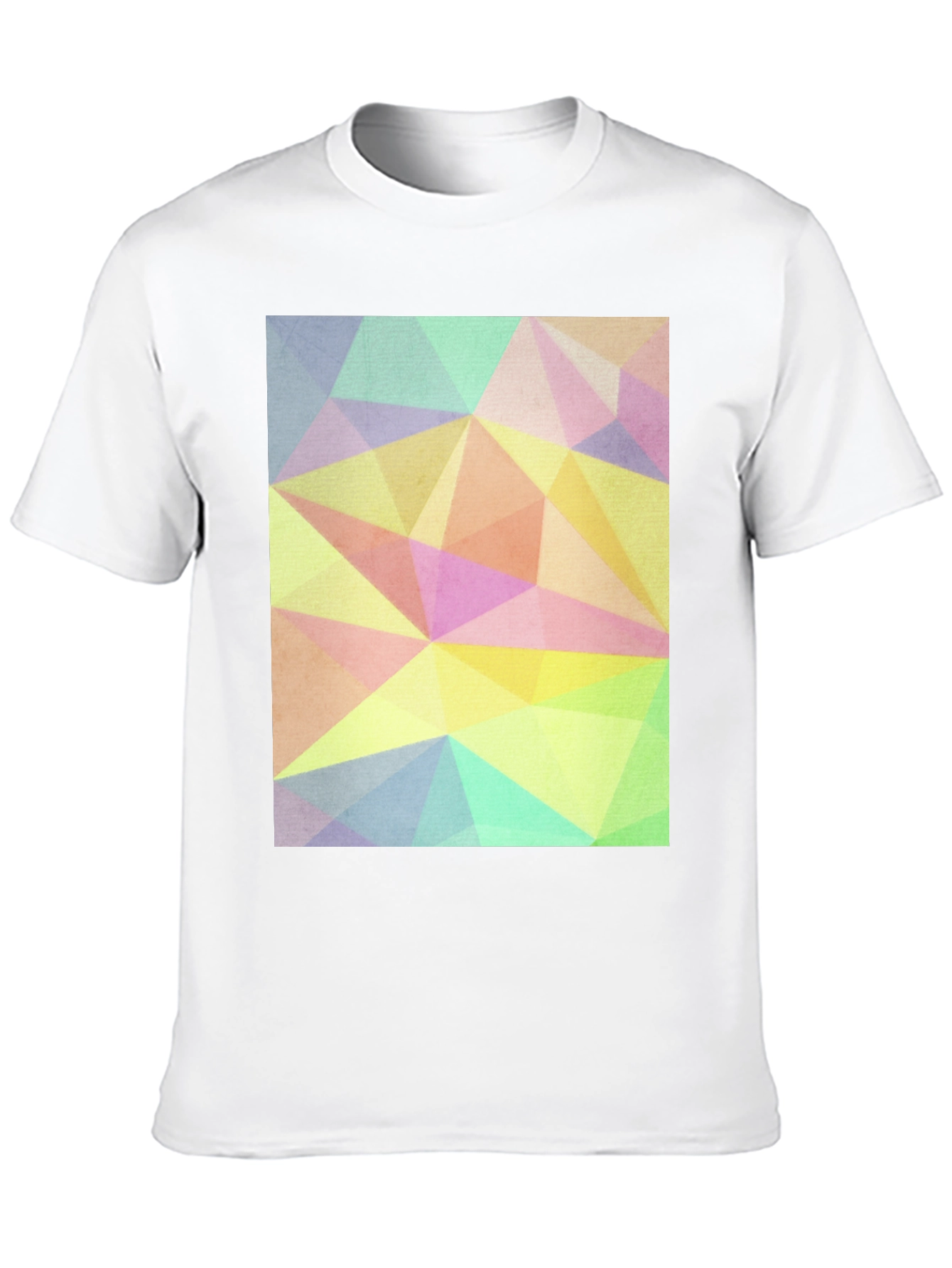 Geometric Triangle Pastel T-Shirt
