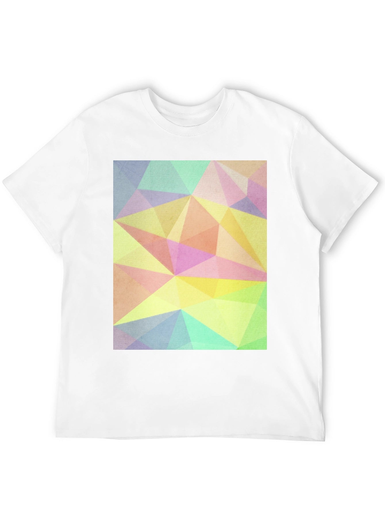 Geometric Triangle Pastel T-Shirt