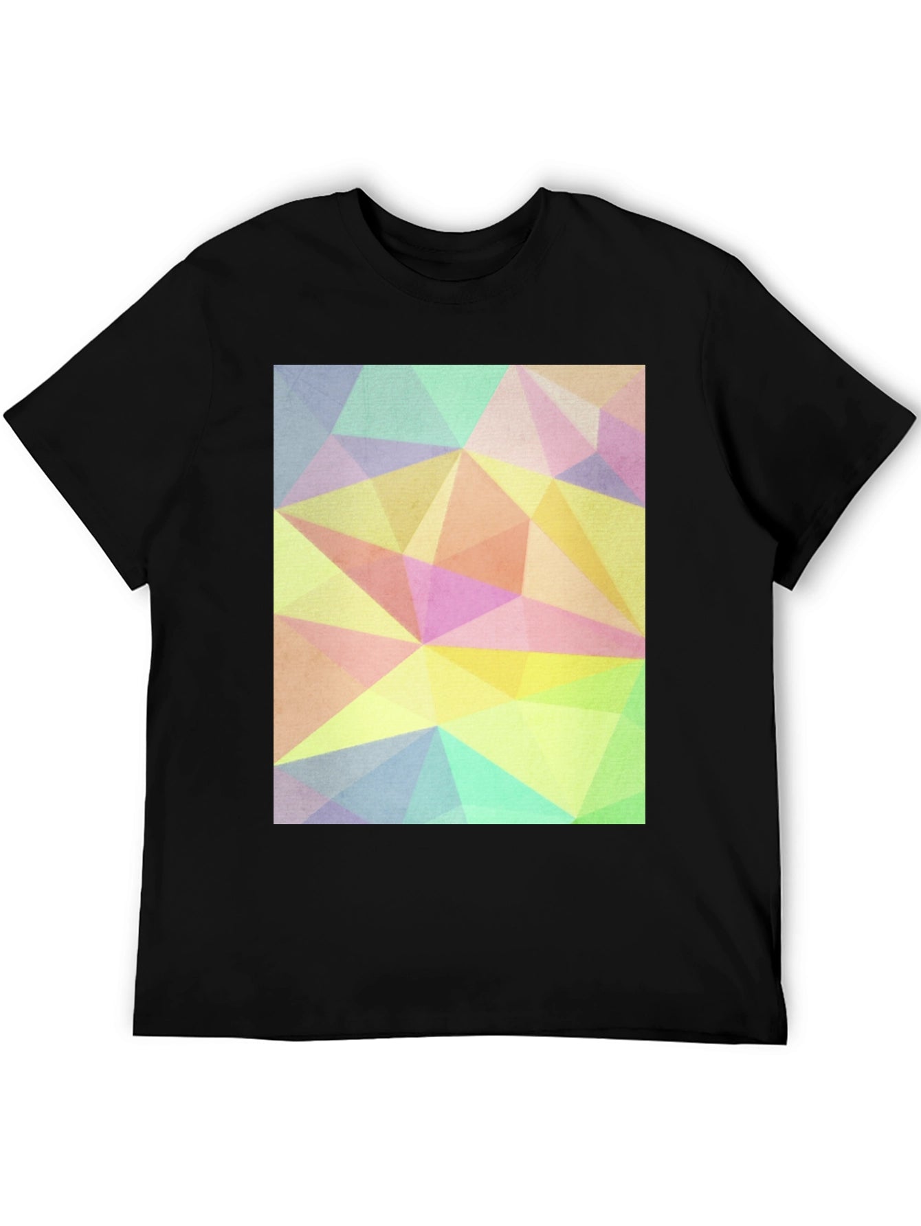 Geometric Triangle Pastel T-Shirt