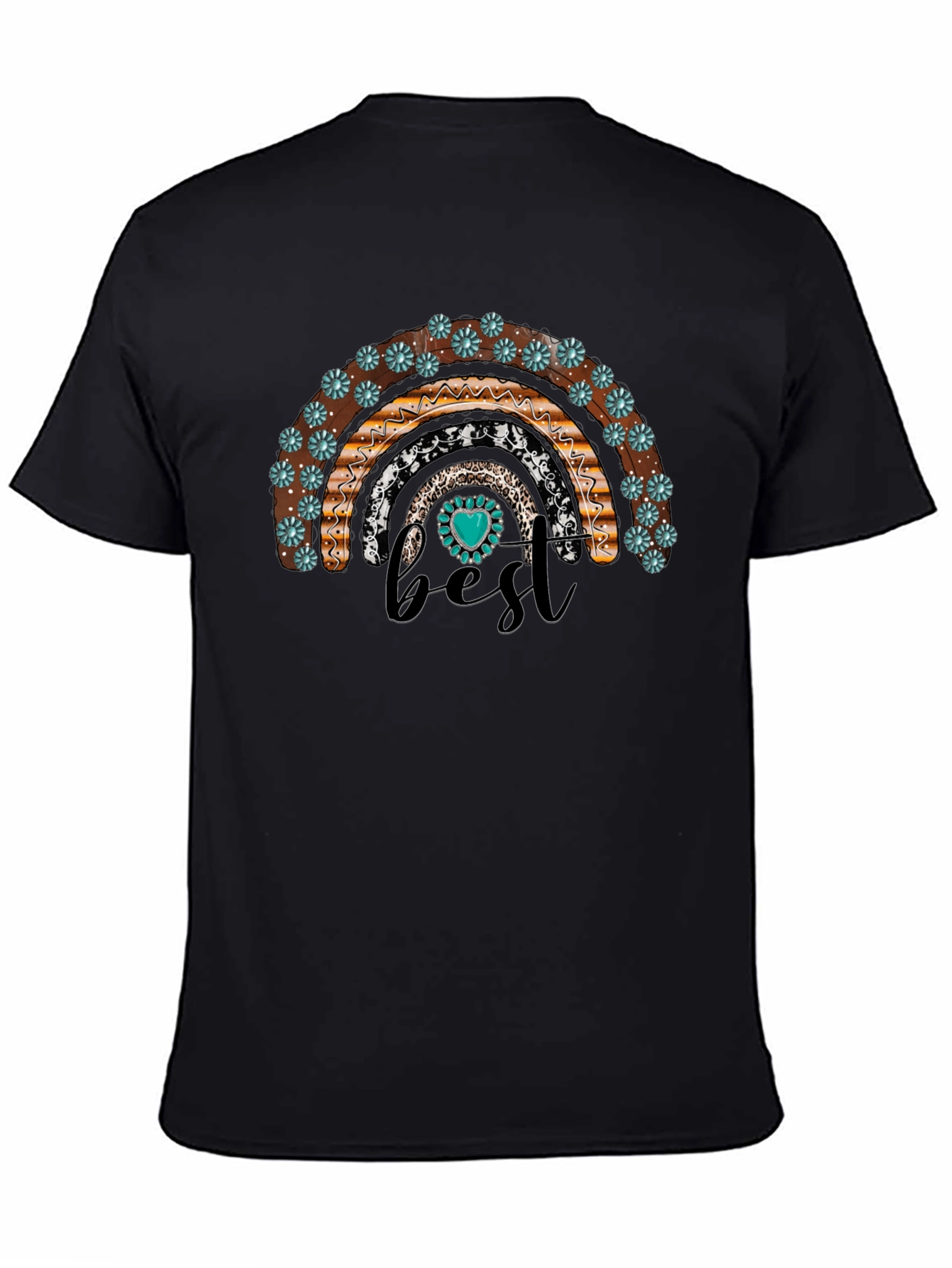 Boho Rainbow Best Graphic T-Shirt