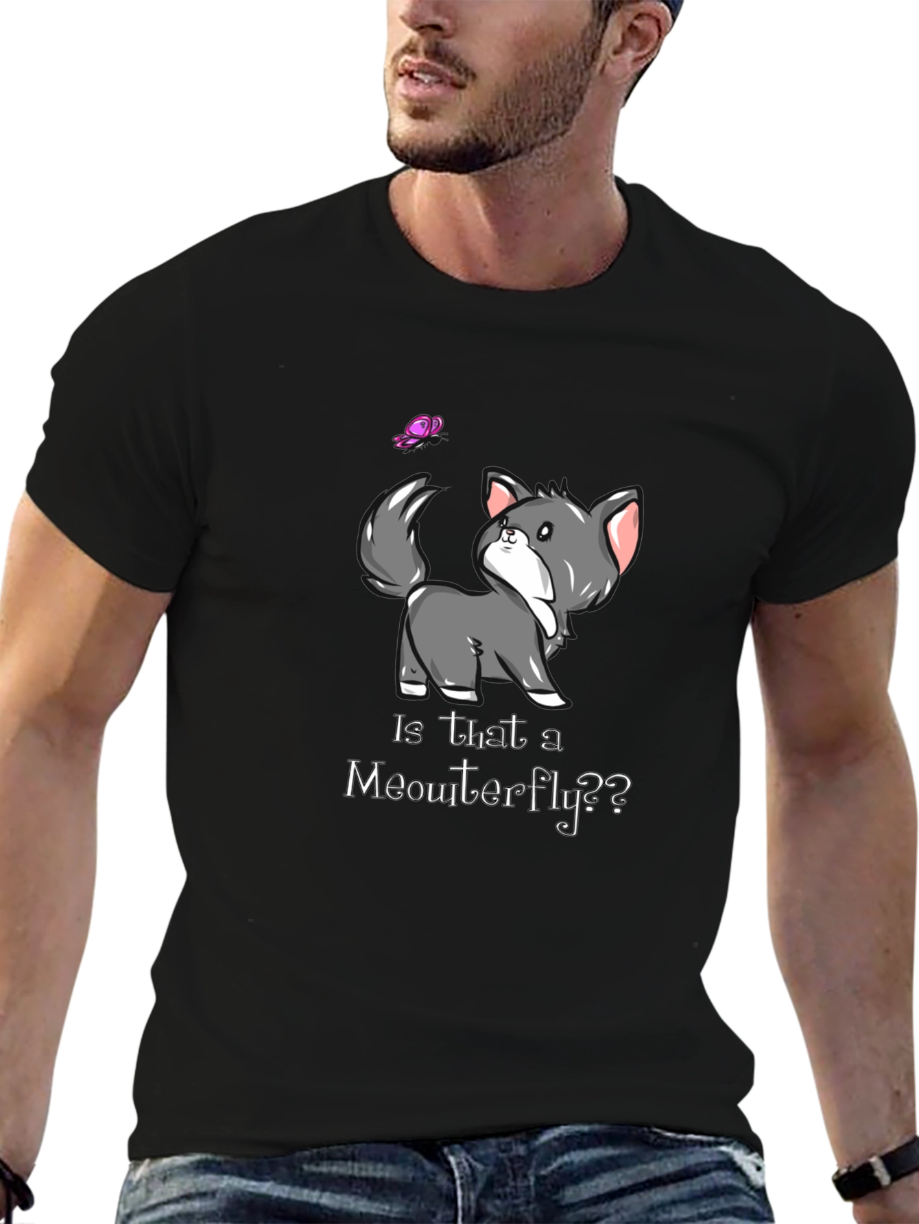 Is That a Meowterfly? Cat Lover T-Shirt