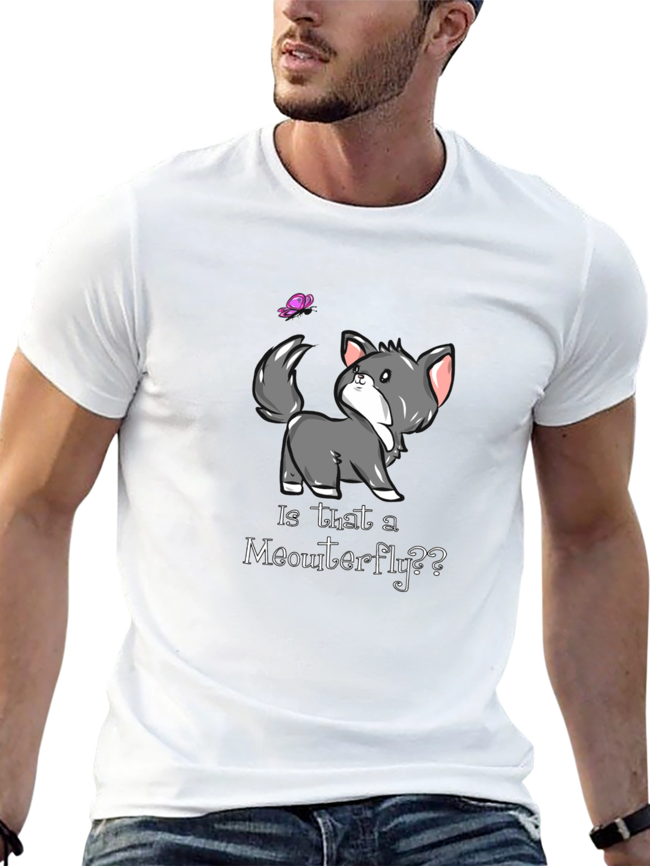 Is That a Meowterfly? Cat Lover T-Shirt