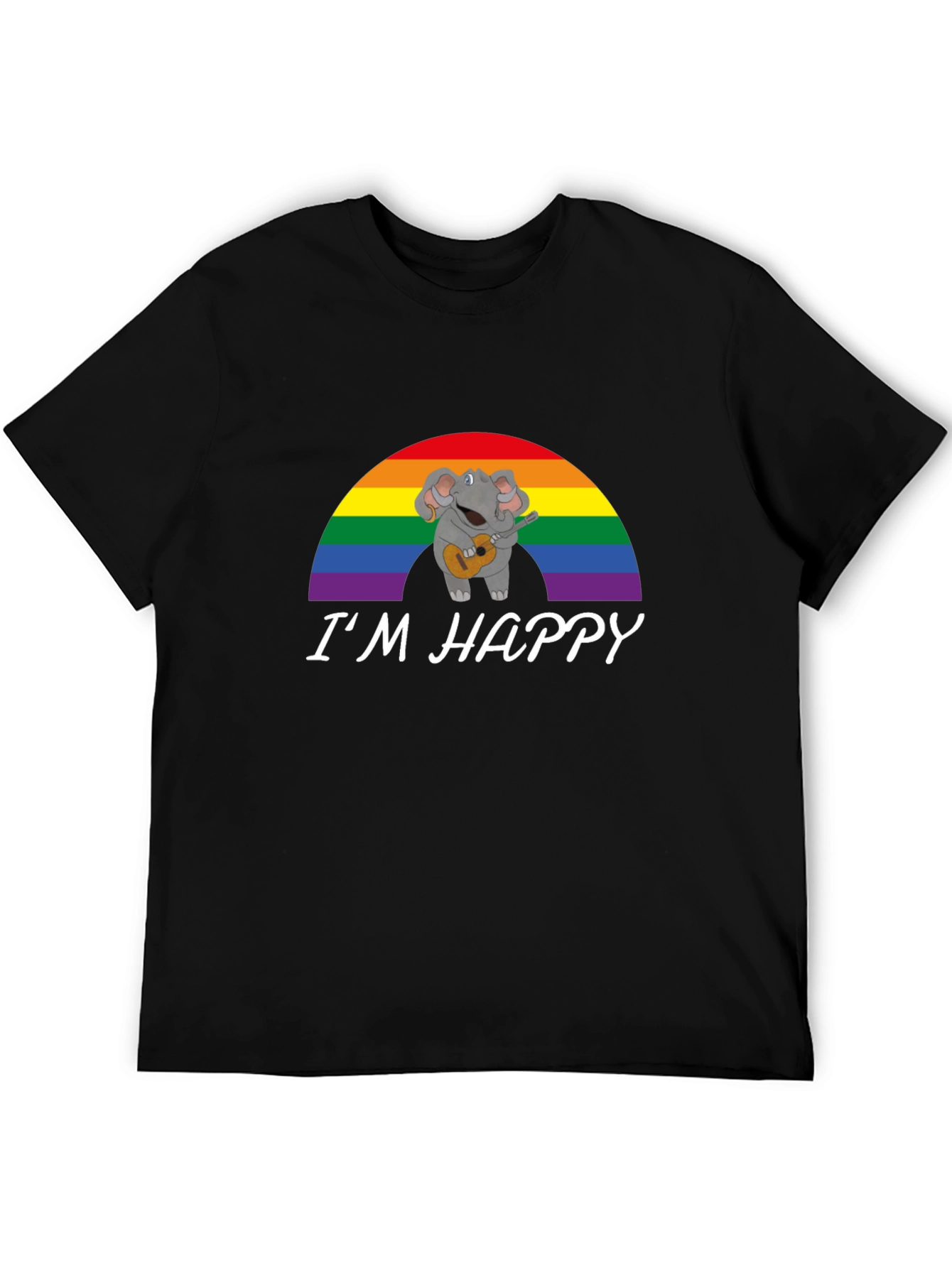 Im Happy Rainbow Elephant T-Shirt