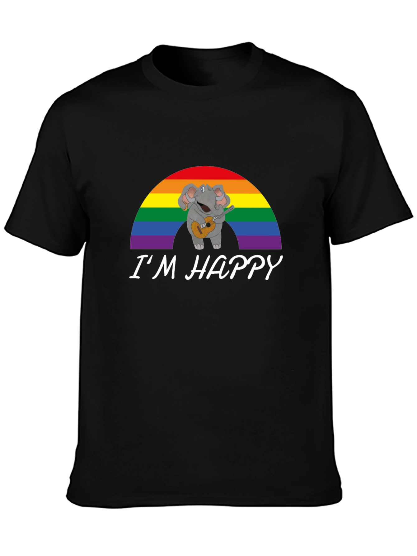 Im Happy Rainbow Elephant T-Shirt