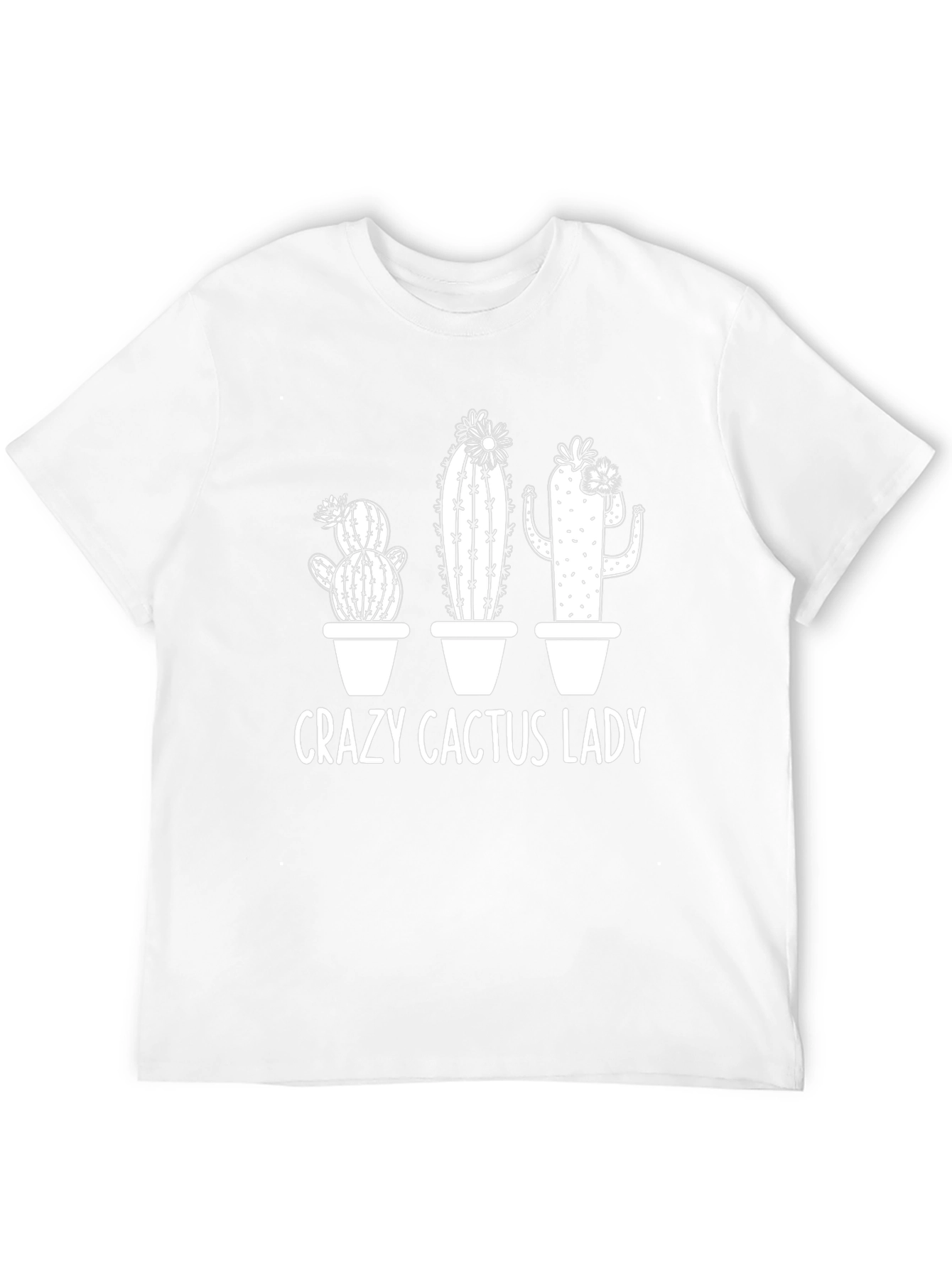 Crazy Cactus Lady T-Shirt - Black