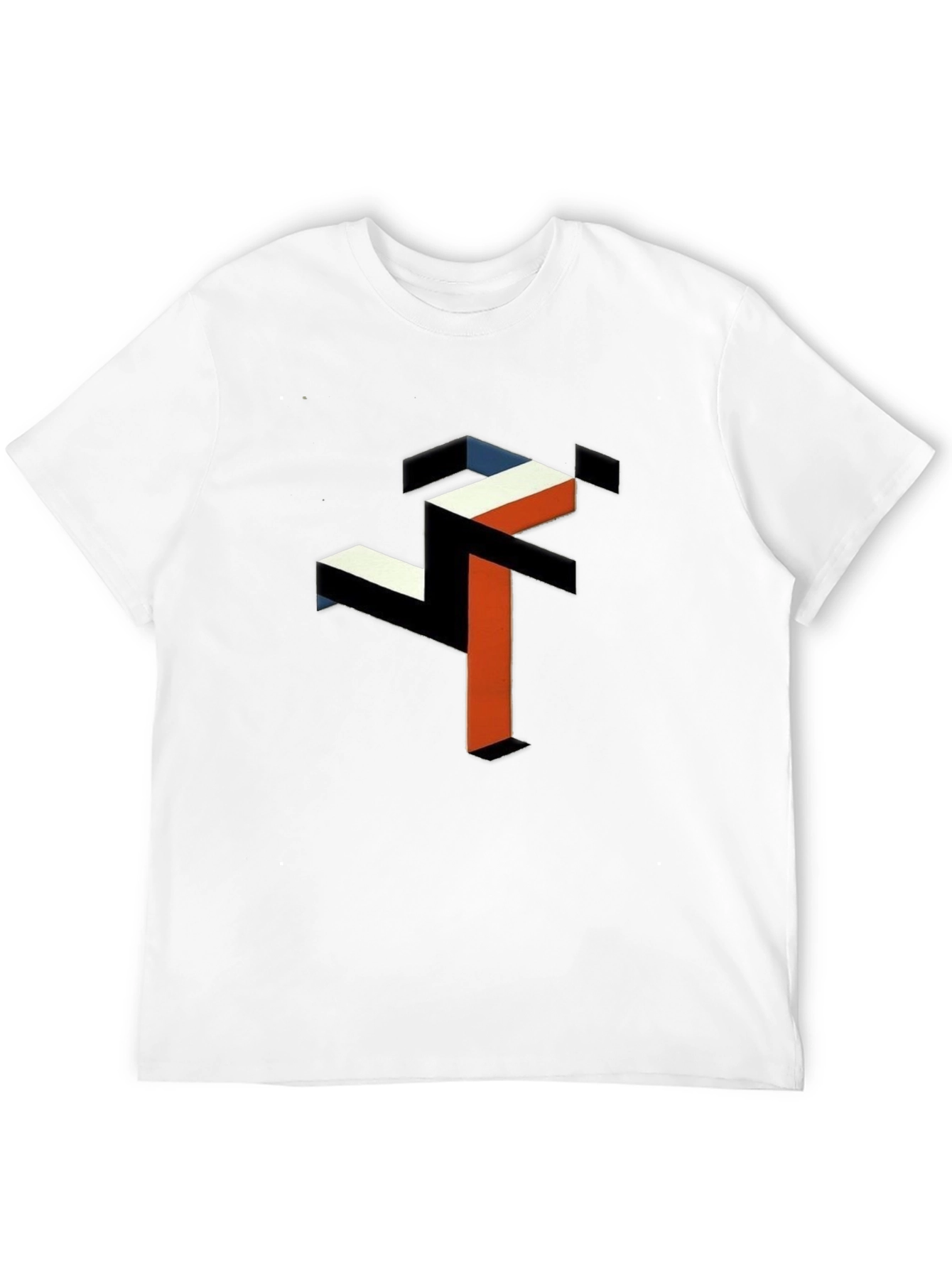 Abstract Geometric Graphic Tee - Modern Art Shirt