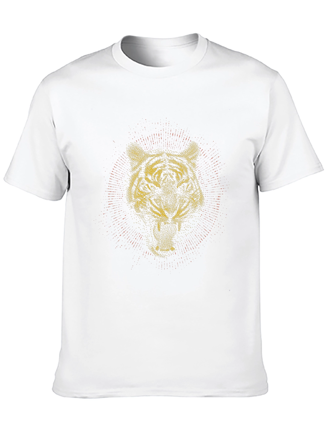Tiger Graphic Tee - Black Cotton Blend