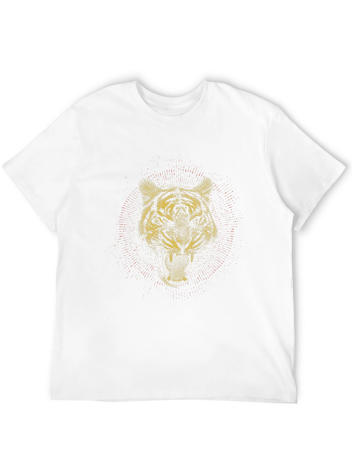 Tiger Graphic Tee - Black Cotton Blend