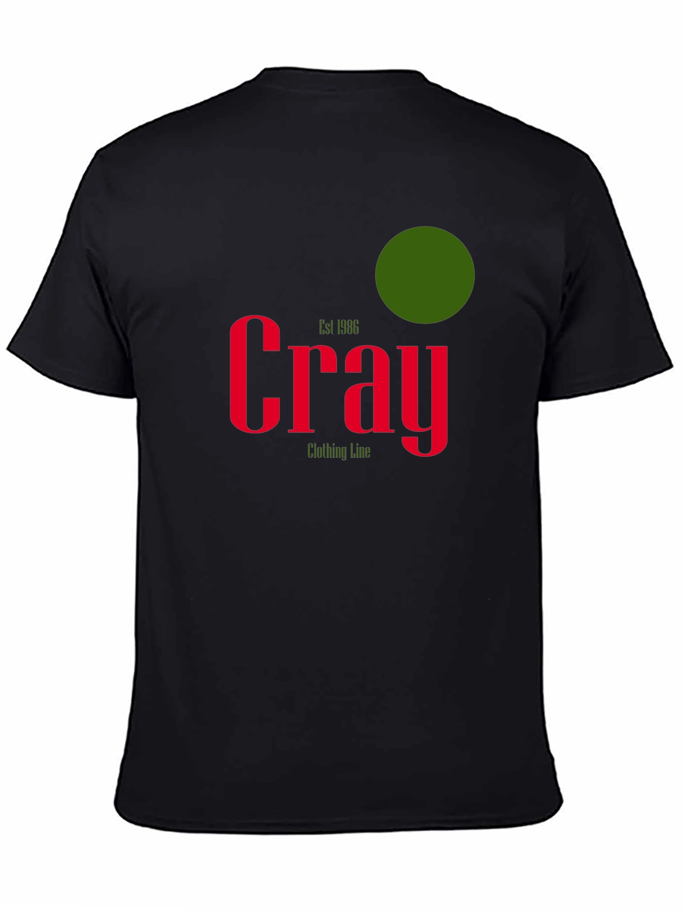 Cray Clothing Line Black T-Shirt