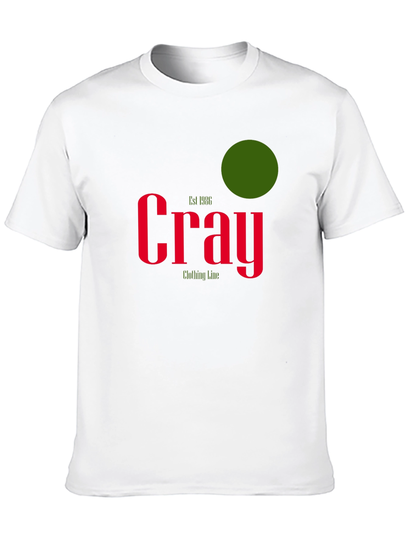 Cray Clothing Line Black T-Shirt