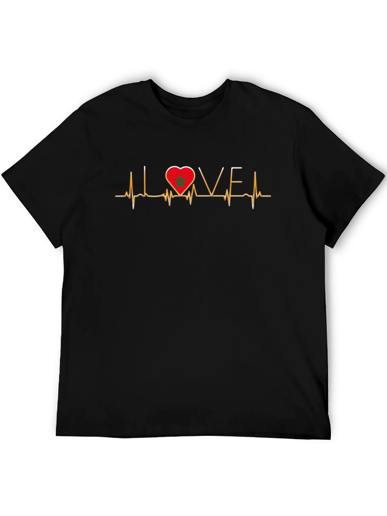 Morocco Love Heartbeat T-Shirt - Country Pride