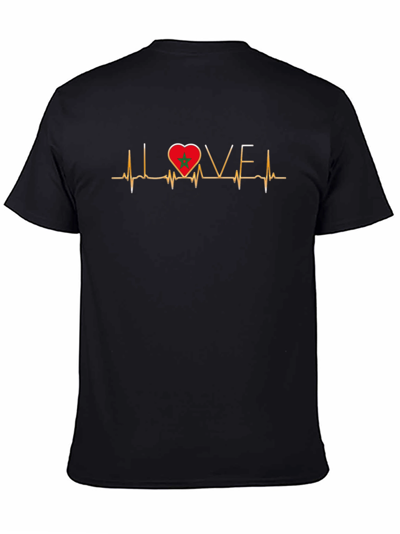 Morocco Love Heartbeat T-Shirt - Country Pride
