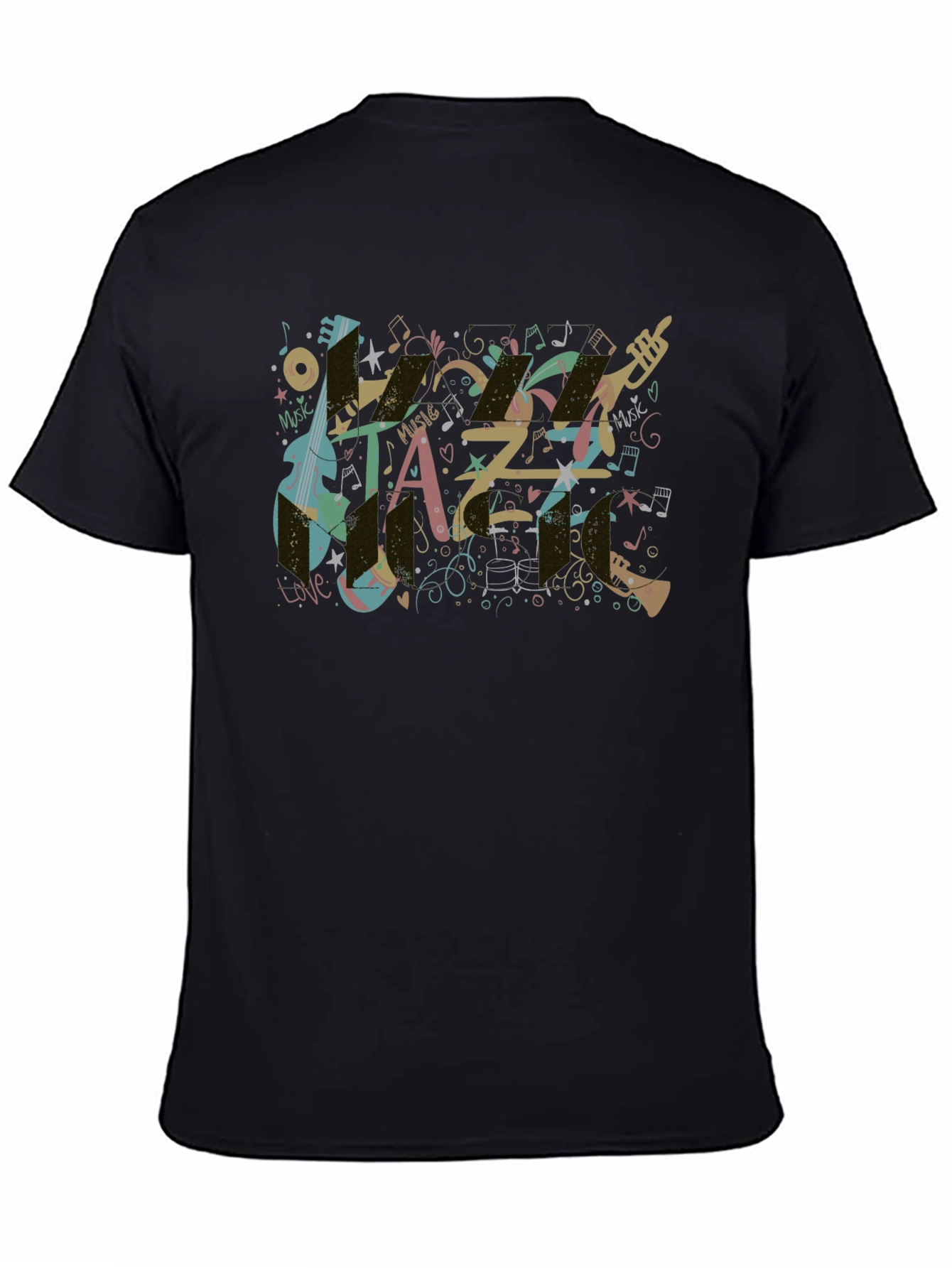 Jazz Music T-Shirt Cool Graphic Tee